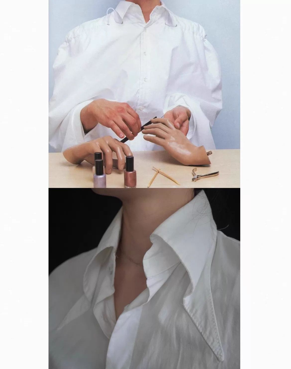 Masaki Matsushima Masaki Matsushima 97 SS White Pleated Collar Dress (S-M) Size S / US 4 / IT 40 - 1 Thumbnail