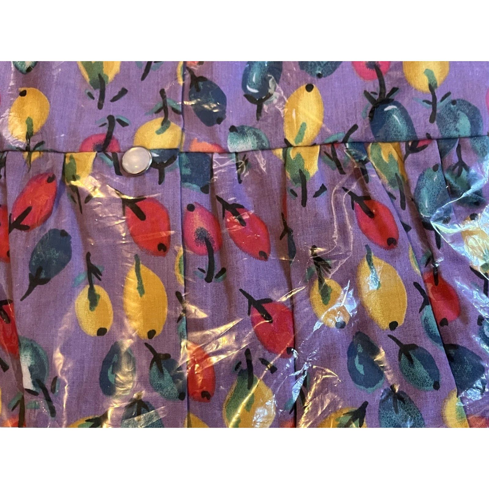 Vintage VINTAGE Anthony Richards Flowered Shirt Women’s Medium Purple Pearl Button Shirt Size M / US 6-8 / IT 42-44 - 3 Thumbnail