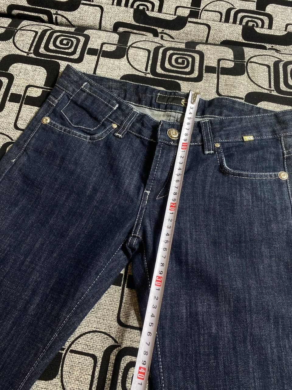 Japanese Brand Crazy Crash Dirty Baggy Faded Jean Japan Avant Garde Style Size US 32 / EU 48 - 16 Thumbnail