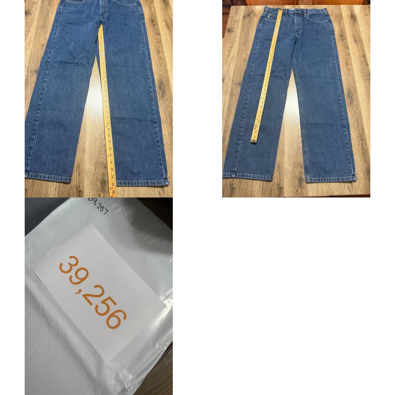Carhartt Carhartt Jeans Men 36x32 Blue Denim Relaxed Fit Straight Leg 5-Pocket Design Vintage No (but avoid extra words) Size US 36 / EU 52 - 8 Thumbnail