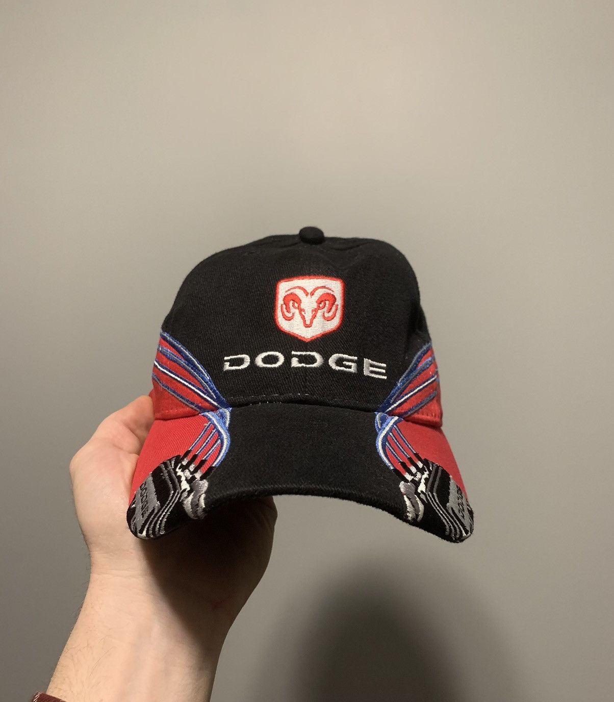 Vintage *RARE* Dodge racing hat Size ONE SIZE - 1 Thumbnail
