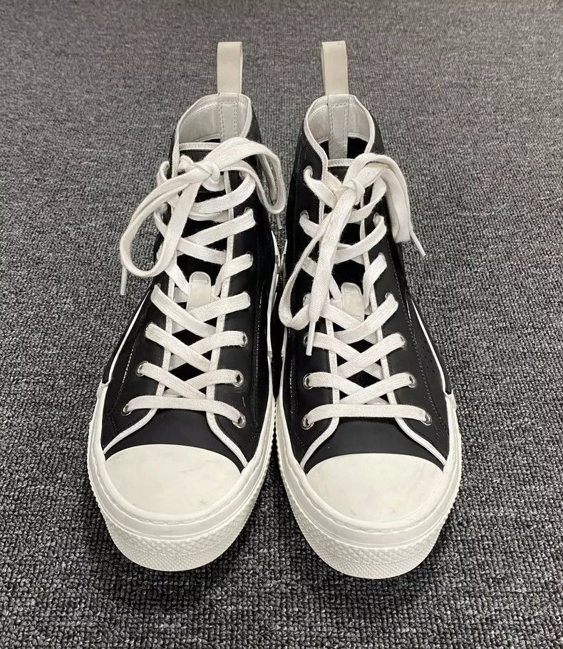 Dior Dior HighTop Floral Logo Sneakers-2506 Size US 9 / EU 42 - 2 Thumbnail