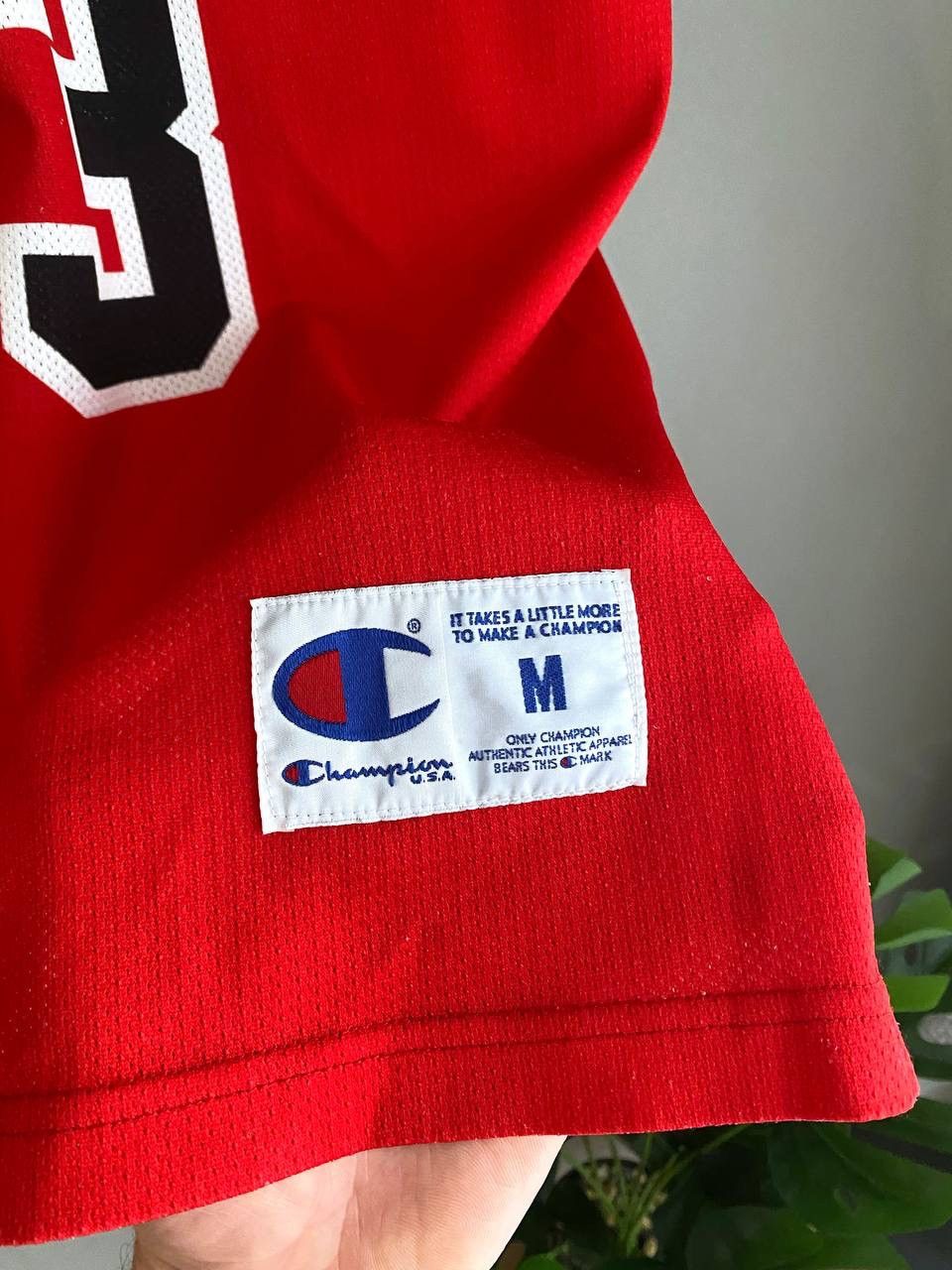 Champion Vintage 90s NBA Basketball Jersey Chicago Bulls #23 JORDAN M Size US M / EU 48-50 / 2 - 6 Thumbnail