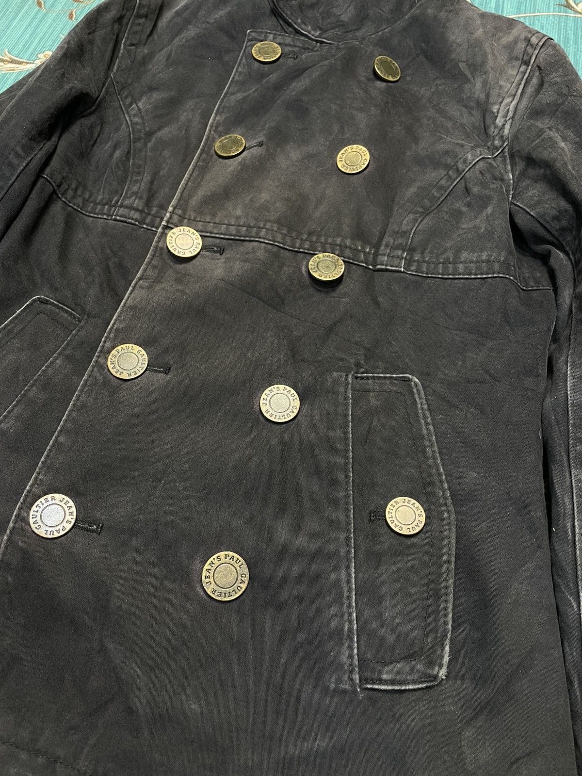 Jean Paul Gaultier Jean Paul Gaultier Double Breast Sun Faded Jacket Size US S / EU 44-46 / 1 - 3 Thumbnail