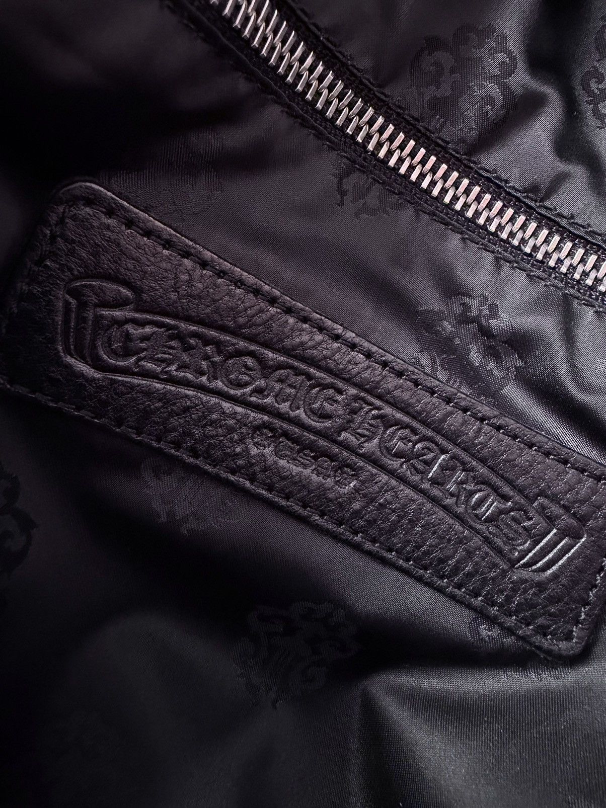 Chrome Hearts Chrome Hearts 7th Grade Black Leather Cross Backpack Size ONE SIZE - 11 Thumbnail