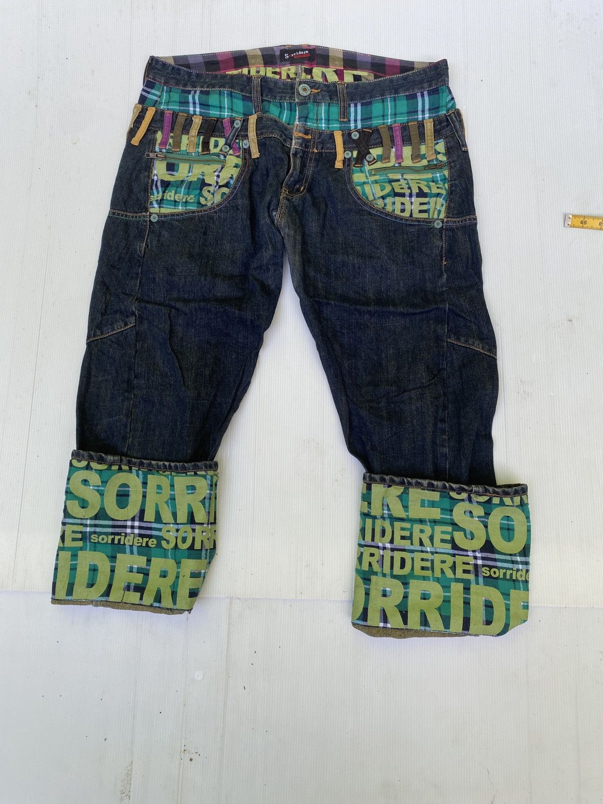If Six Was Nine × Japanese Brand Sorridere double waist denim pants Size US 32 / EU 48 - 11 Thumbnail