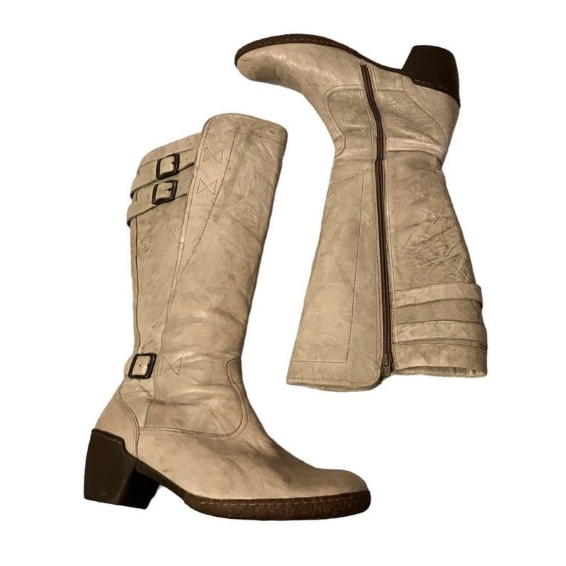 Japanese Brand × Vintage Ultra rare Mostro leather boots y2k vintage Size US 9 / IT 39 - 4 Thumbnail