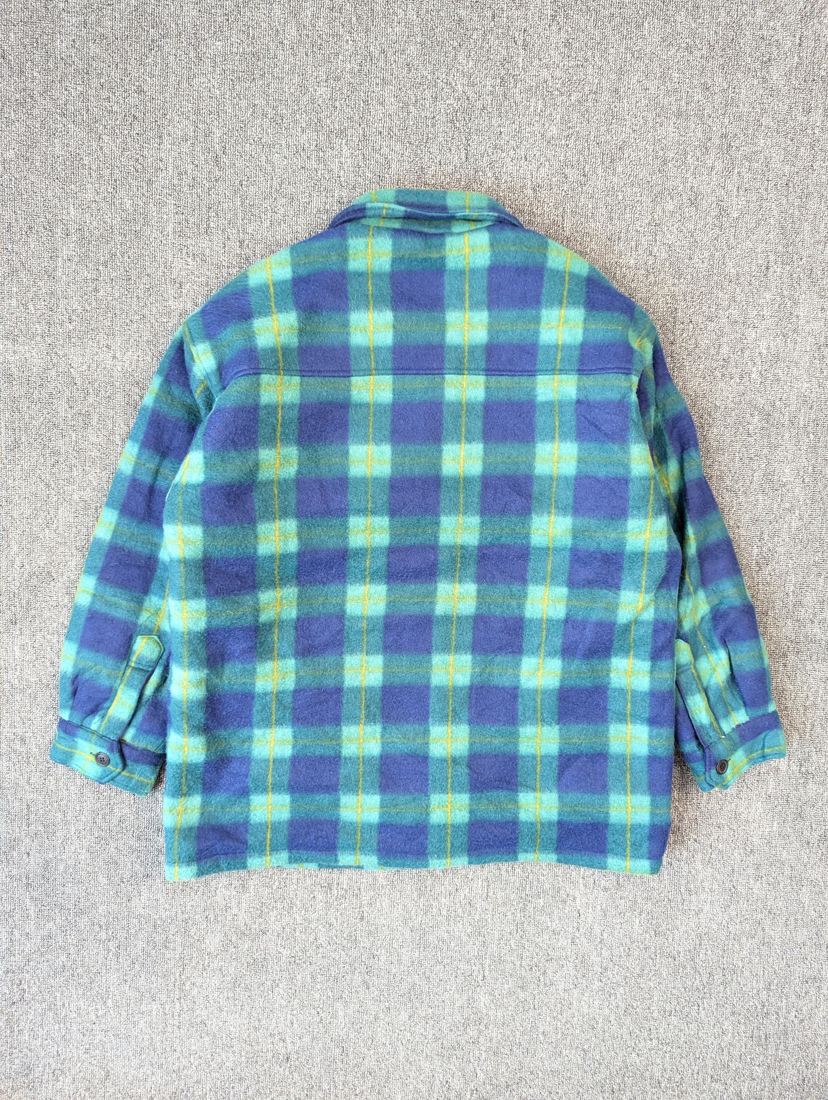 Japanese Brand City Guy Club Checked Fleece Quilted Button Ups Jacket Size US M / EU 48-50 / 2 - 12 Thumbnail