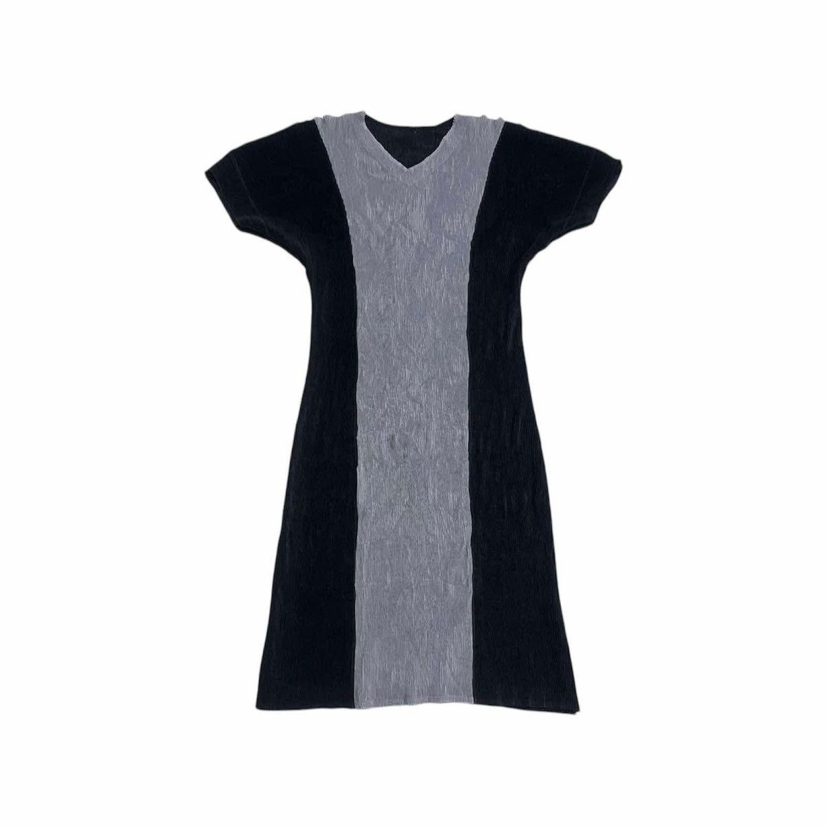 Issey Miyake 🔥Sick Japanese Pleats Please Style Black Pleated Dress Size L / US 10 / IT 46 - 2 Thumbnail
