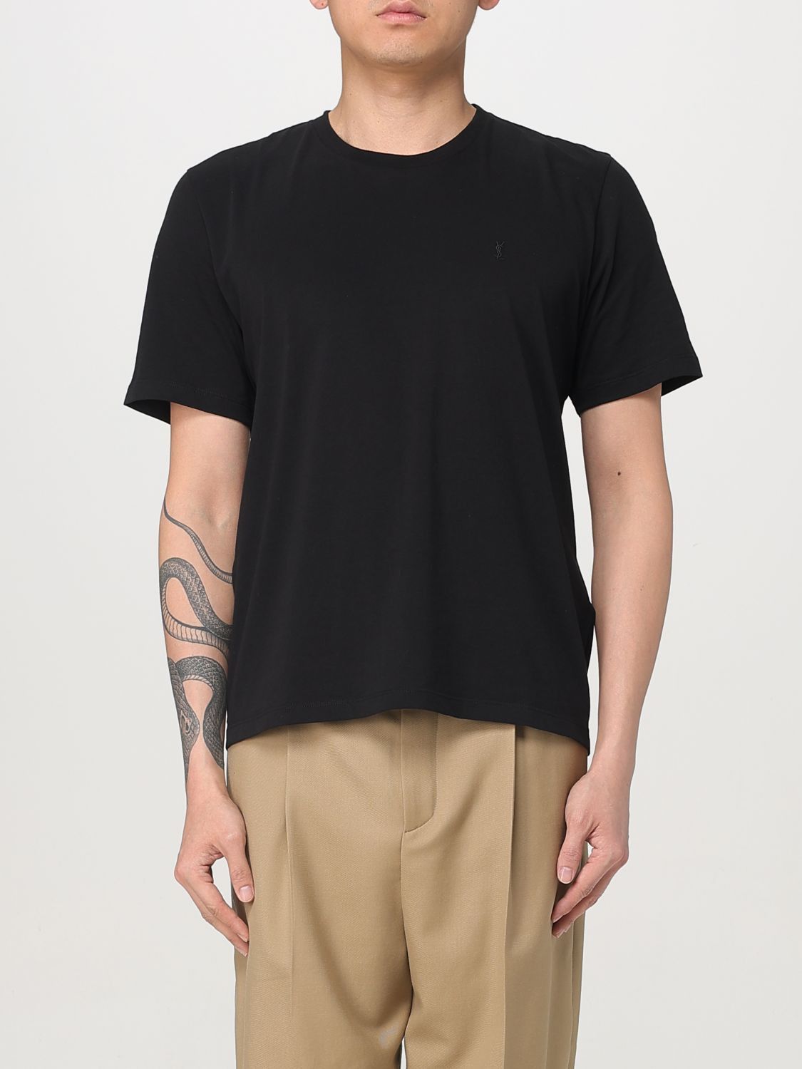 Saint Laurent Paris Saint Laurent T-Shirt Men Black Size US M / EU 48-50 / 2 - 1 Thumbnail