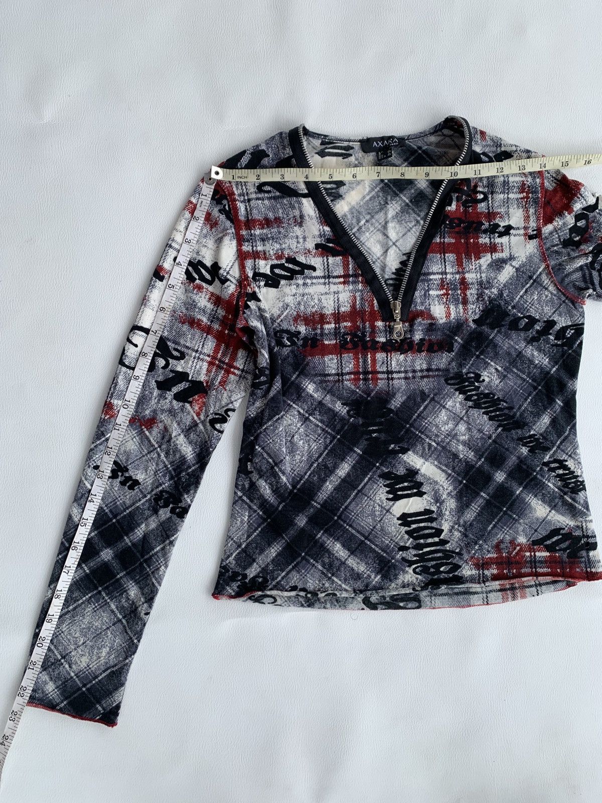 Other Axara Paris Zip Colar Gaultier Style Cropped Long Sleeve Size L / US 10 / IT 46 - 13 Thumbnail
