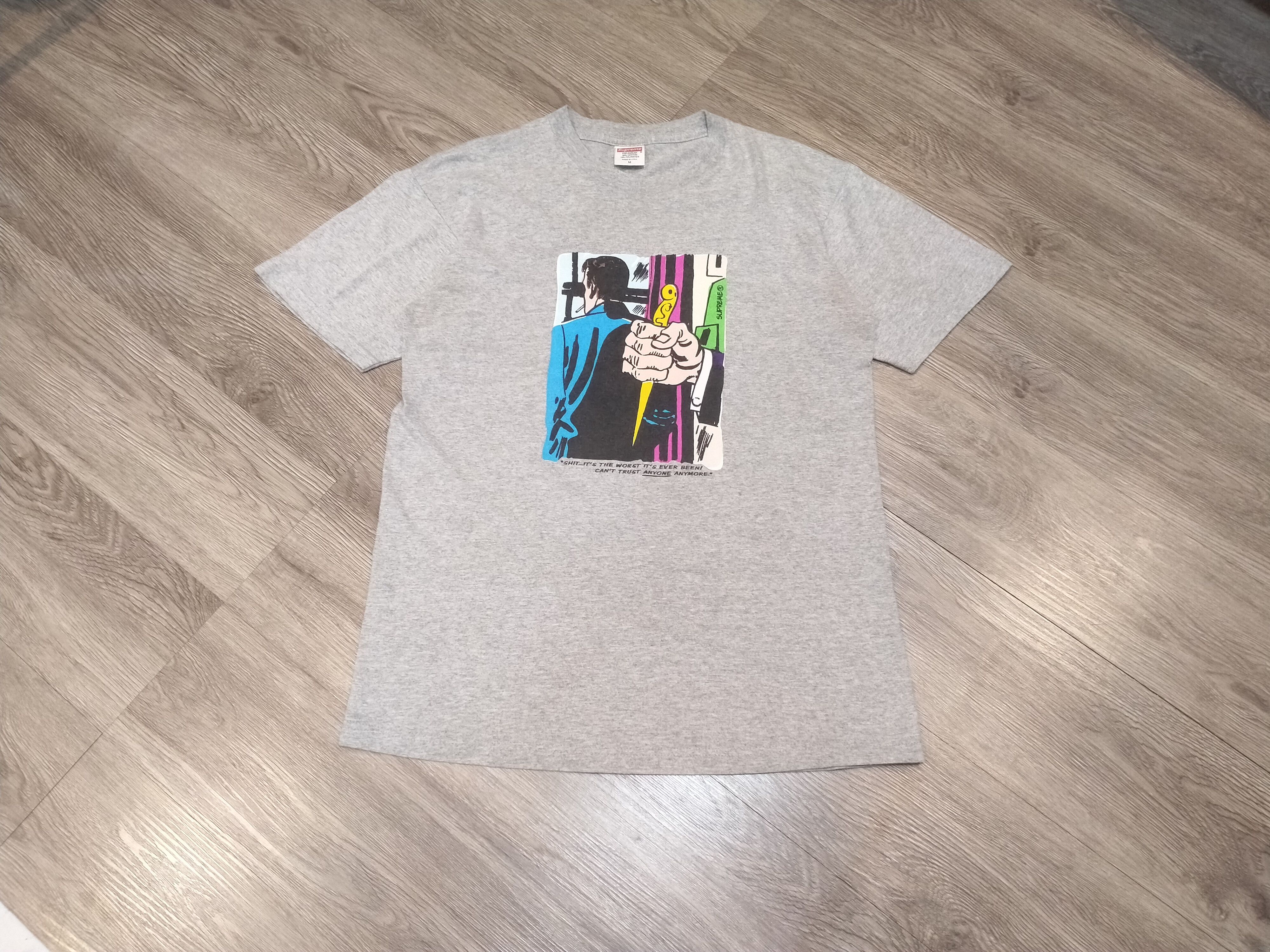 Supreme Supreme FW09 Cant Trust Anyone Tee Size US M / EU 48-50 / 2 - 1 Thumbnail