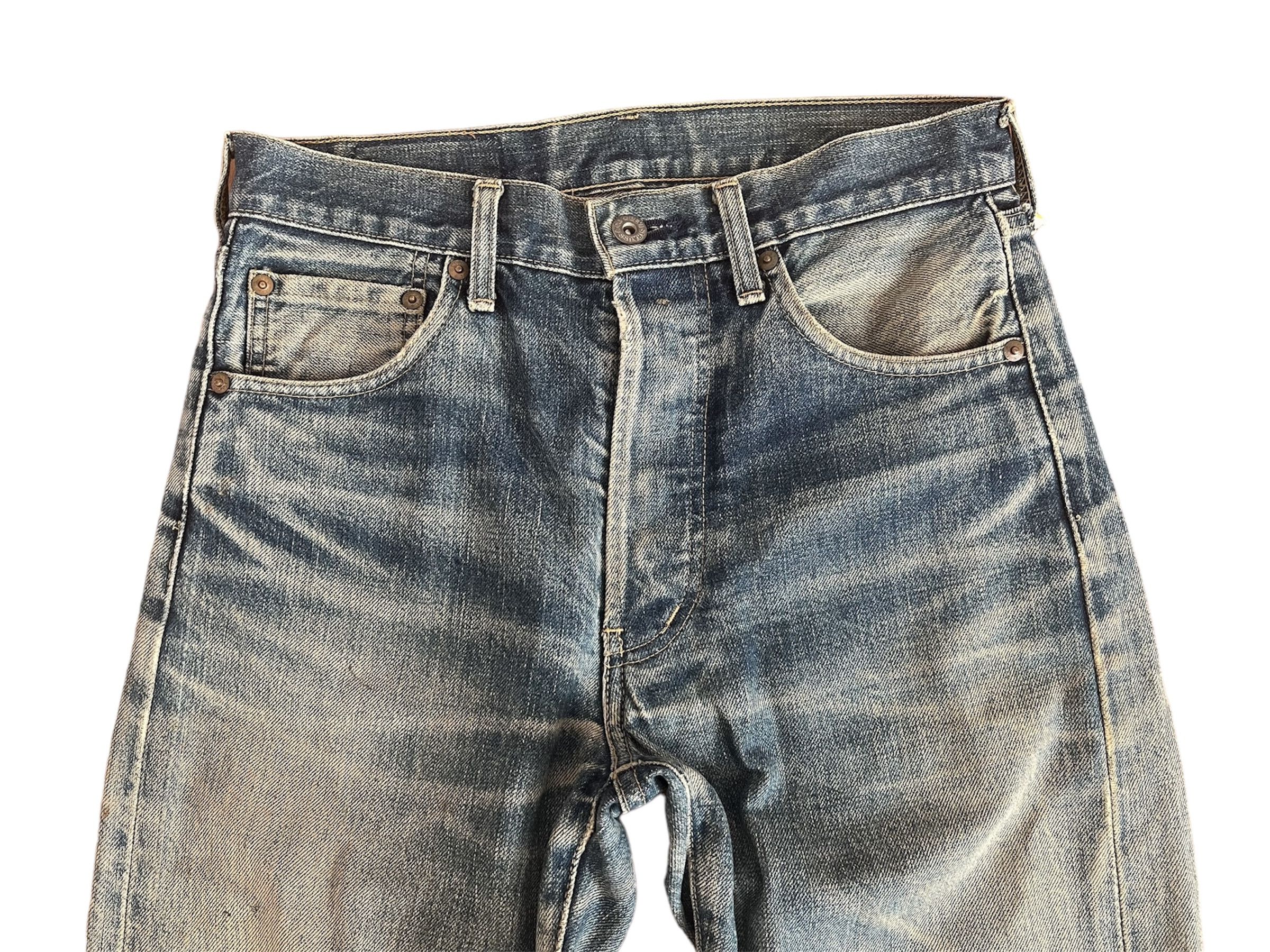Levi's Rare Levi’s 503BXX Big E Redline W30 L34 Denim Distressed Size US 30 / EU 46 - 4 Thumbnail