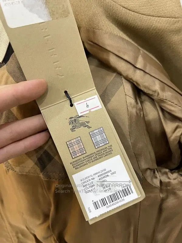 Burberry Burberry Women's Brown Wool Overcoat. Size M / US 6-8 / IT 42-44 - 6 Thumbnail