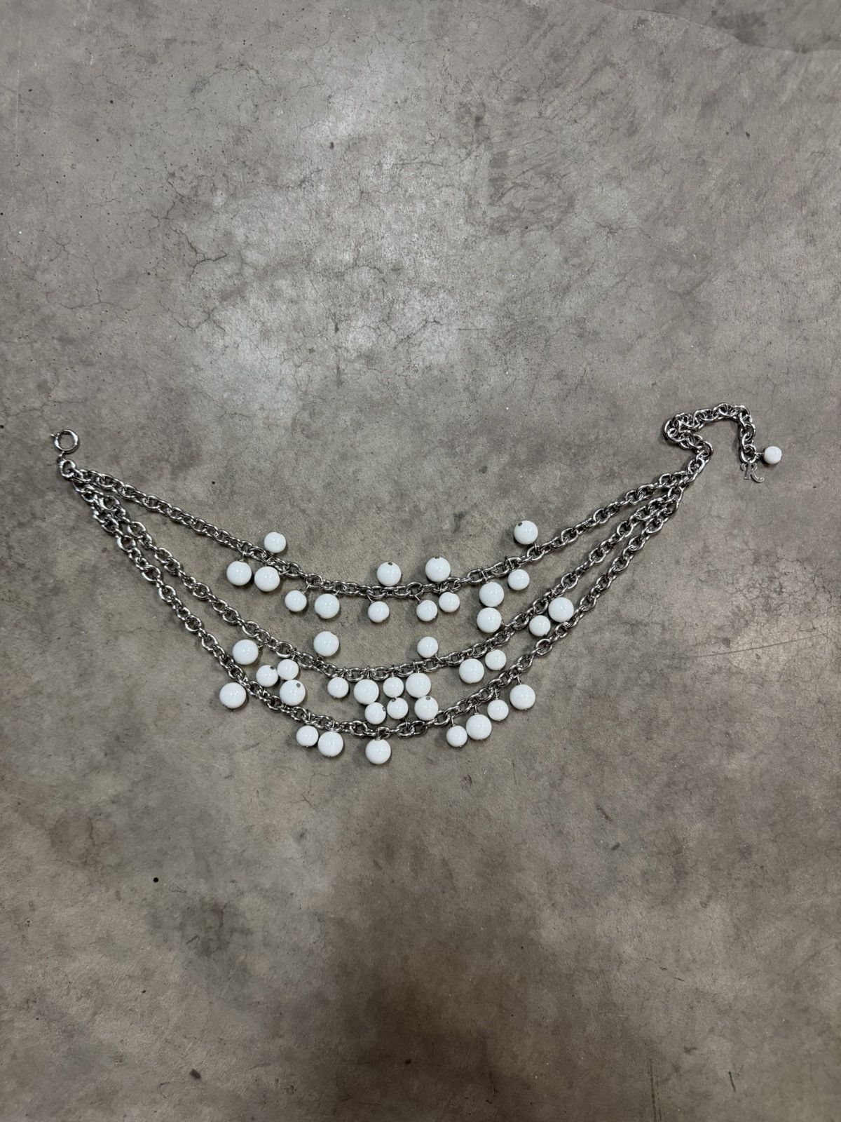 Raf Simons Raf Simons AW17 Pearl Necklace Size ONE SIZE - 1 Thumbnail