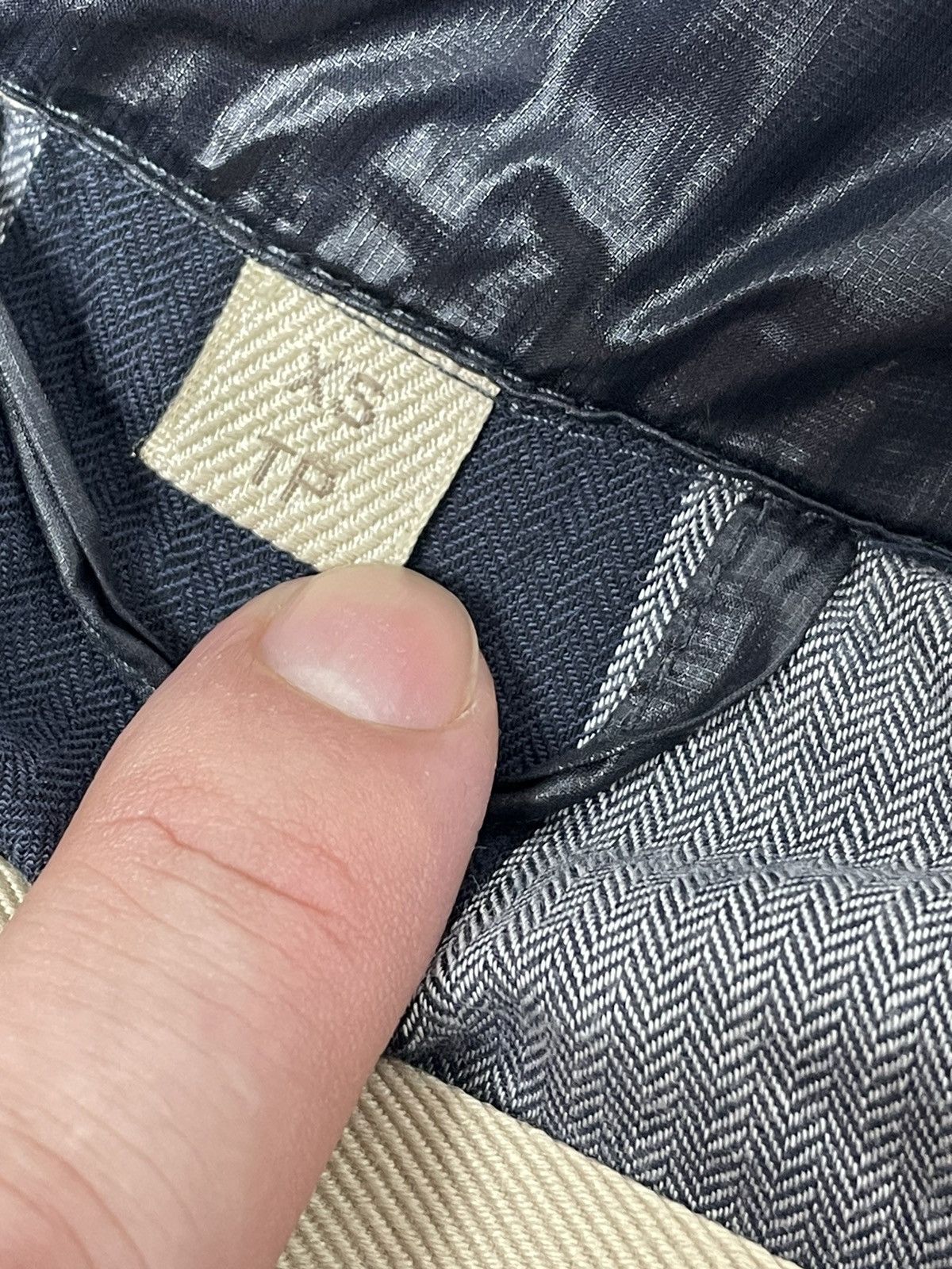Burberry Burberry Brit Down Navy Blue Nova Check Size XS/S Size US XS / EU 42 / 0 - 5 Thumbnail