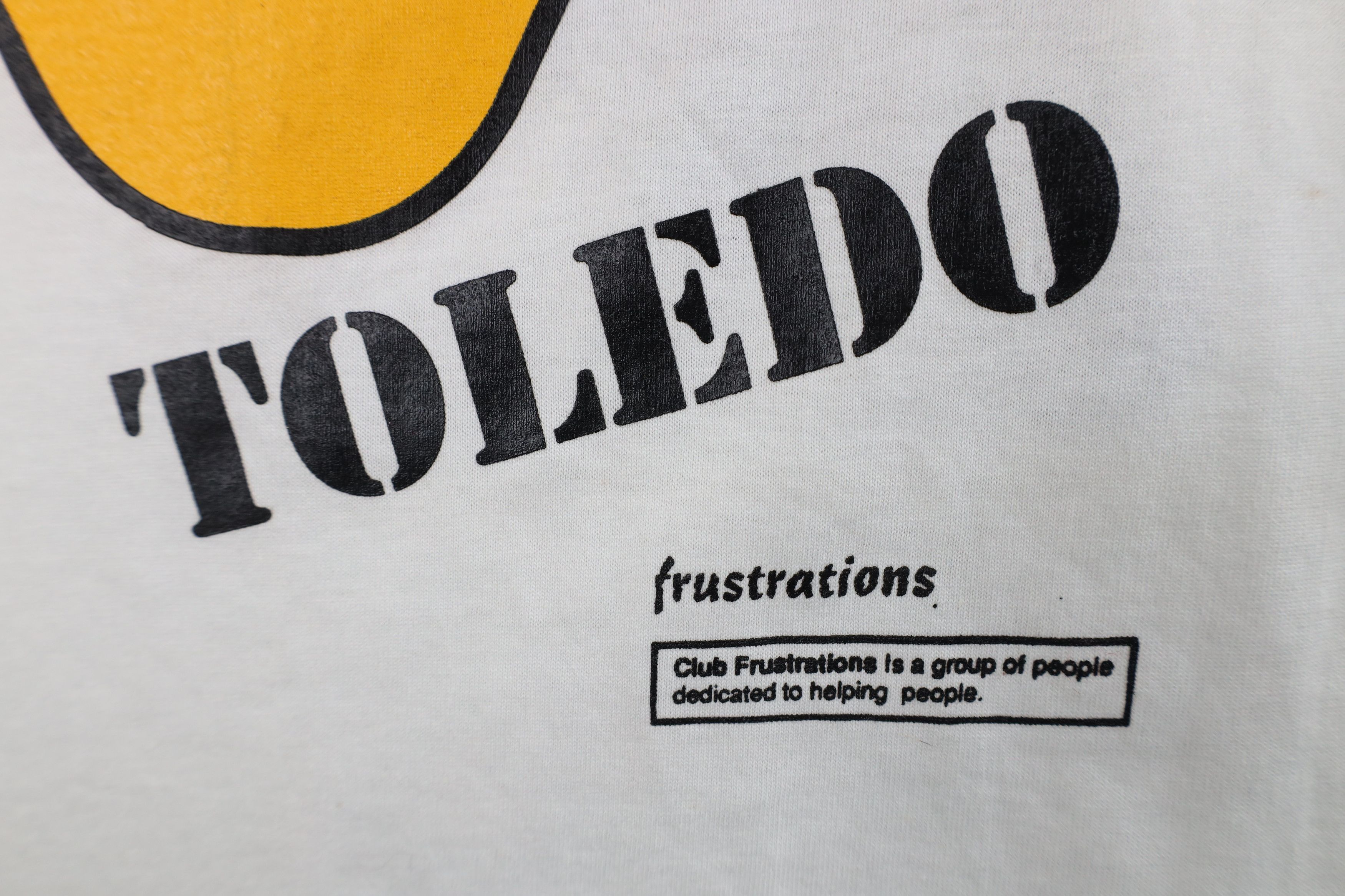 Vintage Vintage 80s 90s Streetwear Blind Toledo T-Shirt White USA Size US XL / EU 56 / 4 - 6 Thumbnail