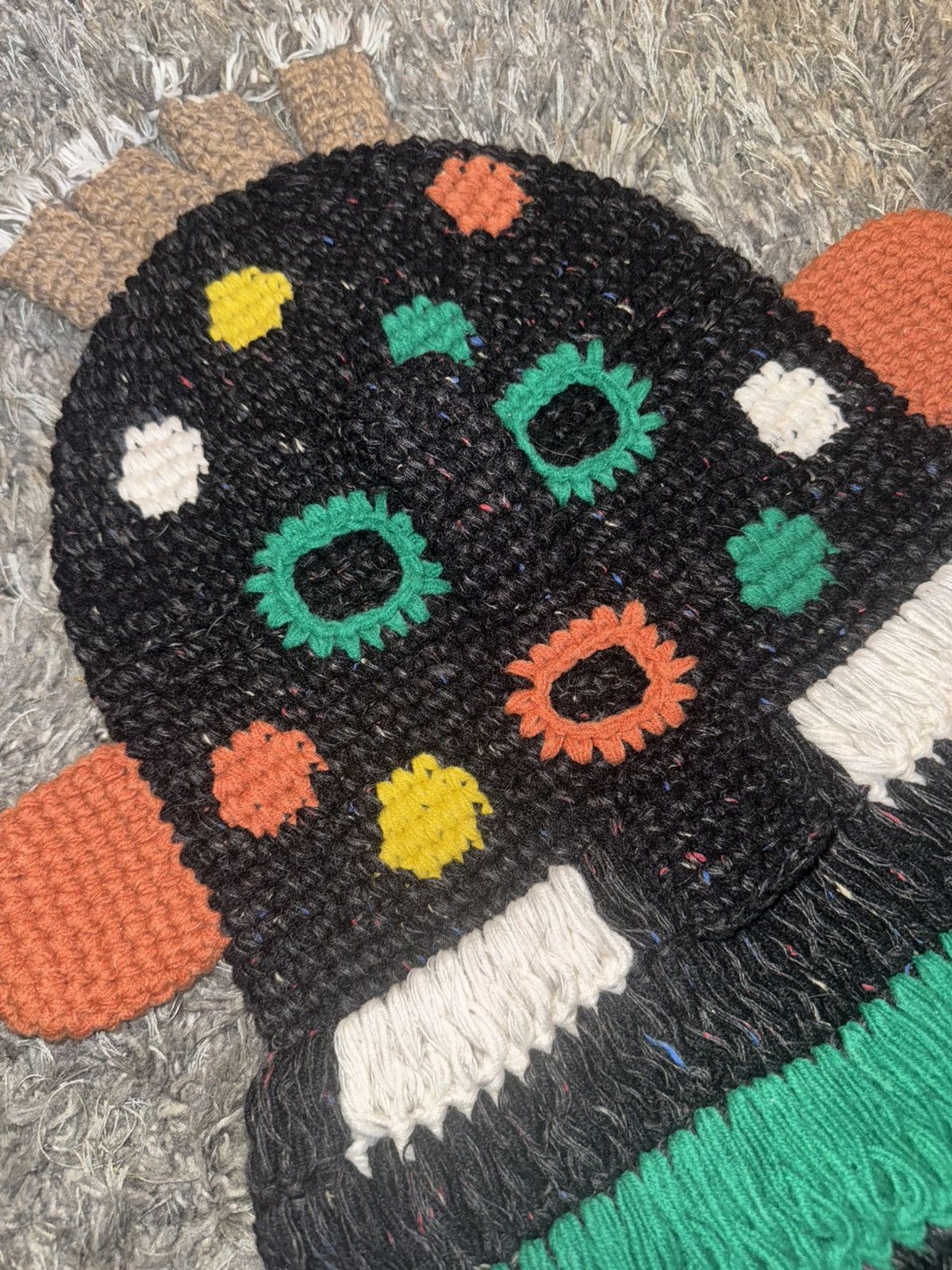 Kapital Kapital Woven Knit Face Mask |VERY RARE| Size ONE SIZE - 2 Thumbnail