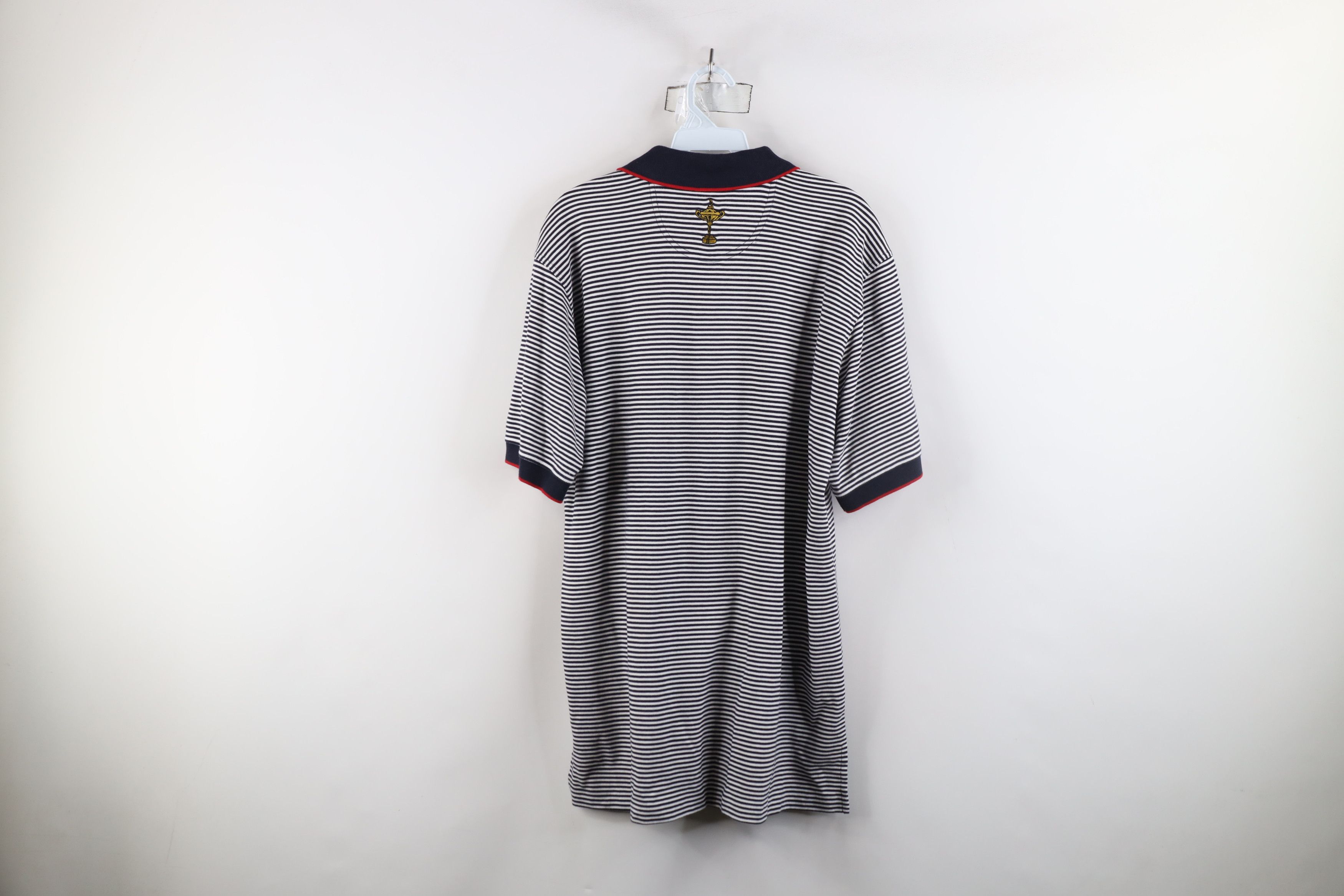Vintage Vintage Y2K 2002 Ryder Cup The Belfry Striped Golf Polo Size US M / EU 48-50 / 2 - 11 Thumbnail