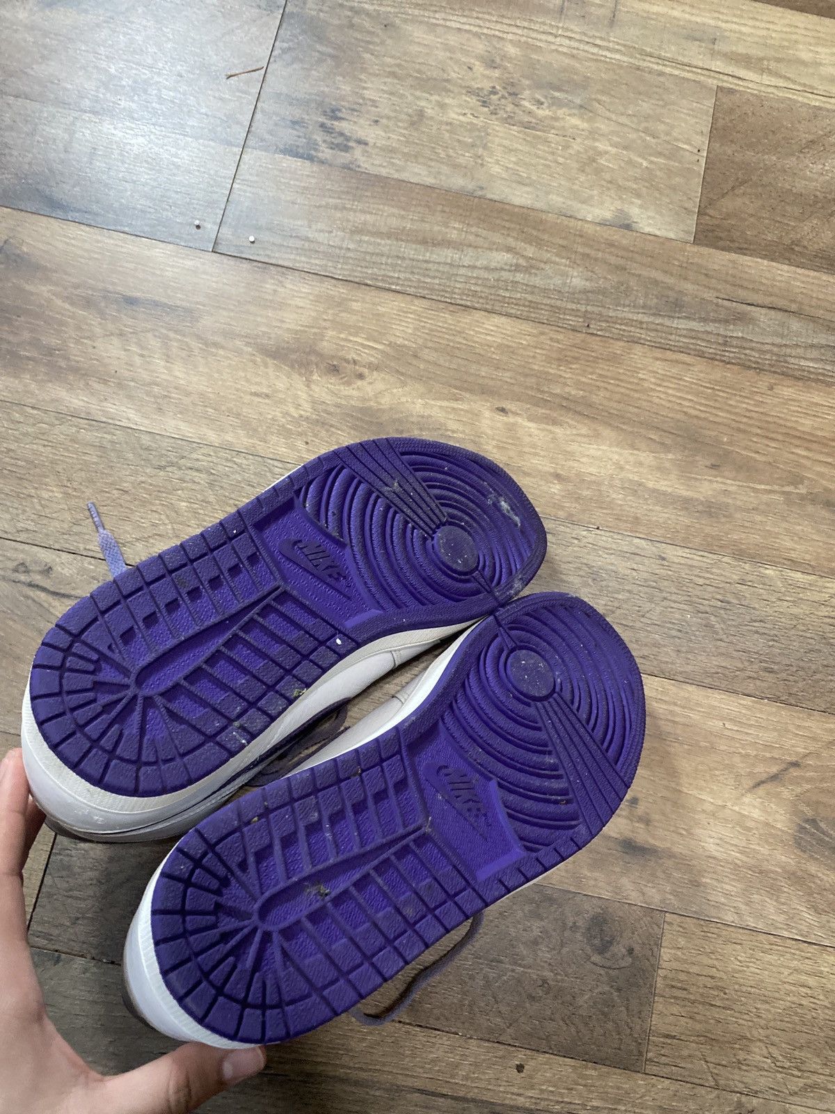 Jordan Brand Jordan 1 “Court Purple” Wmns Custom 85 ft. Foxtrott Laces Size US 10 / EU 43 - 5 Thumbnail