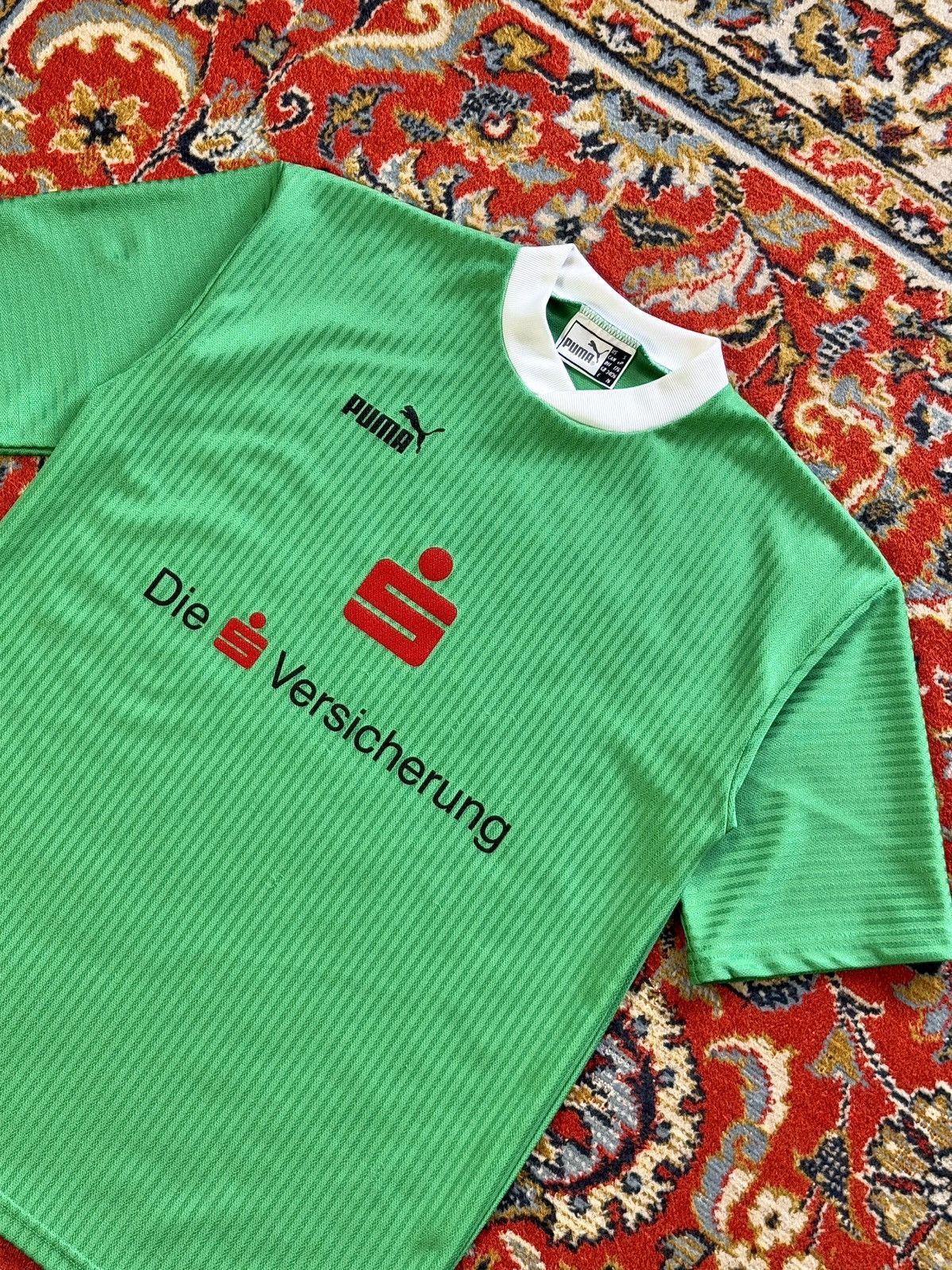 Puma 90s Puma Striped Soccer Football Jersey Vintage Tee Size US M / EU 48-50 / 2 - 6 Thumbnail