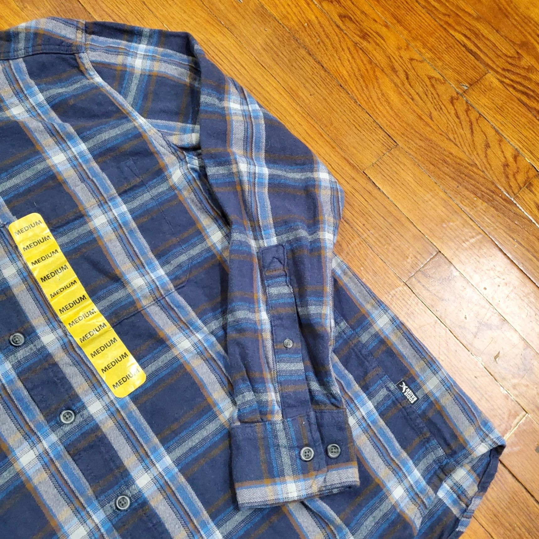 Eddie Bauer Eddie Bauer Shirt Mens Medium Blue Plaid Flannel Button Front Long Sleeve Casual Size US M / EU 48-50 / 2 - 3 Thumbnail