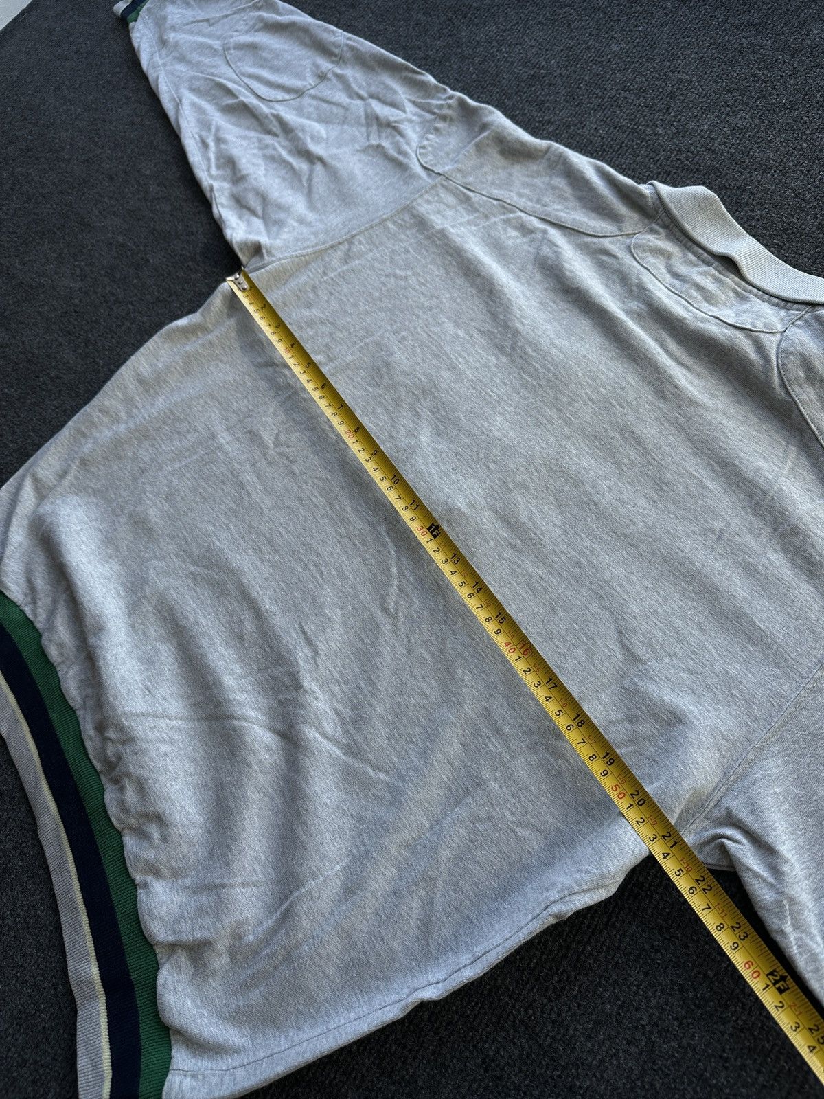 Hugo Boss 🚨 HUGO BOSS VINTAGE GRAY LONGSLEEVE POLO LUXURY RUGBY Size US M / EU 48-50 / 2 - 16 Thumbnail