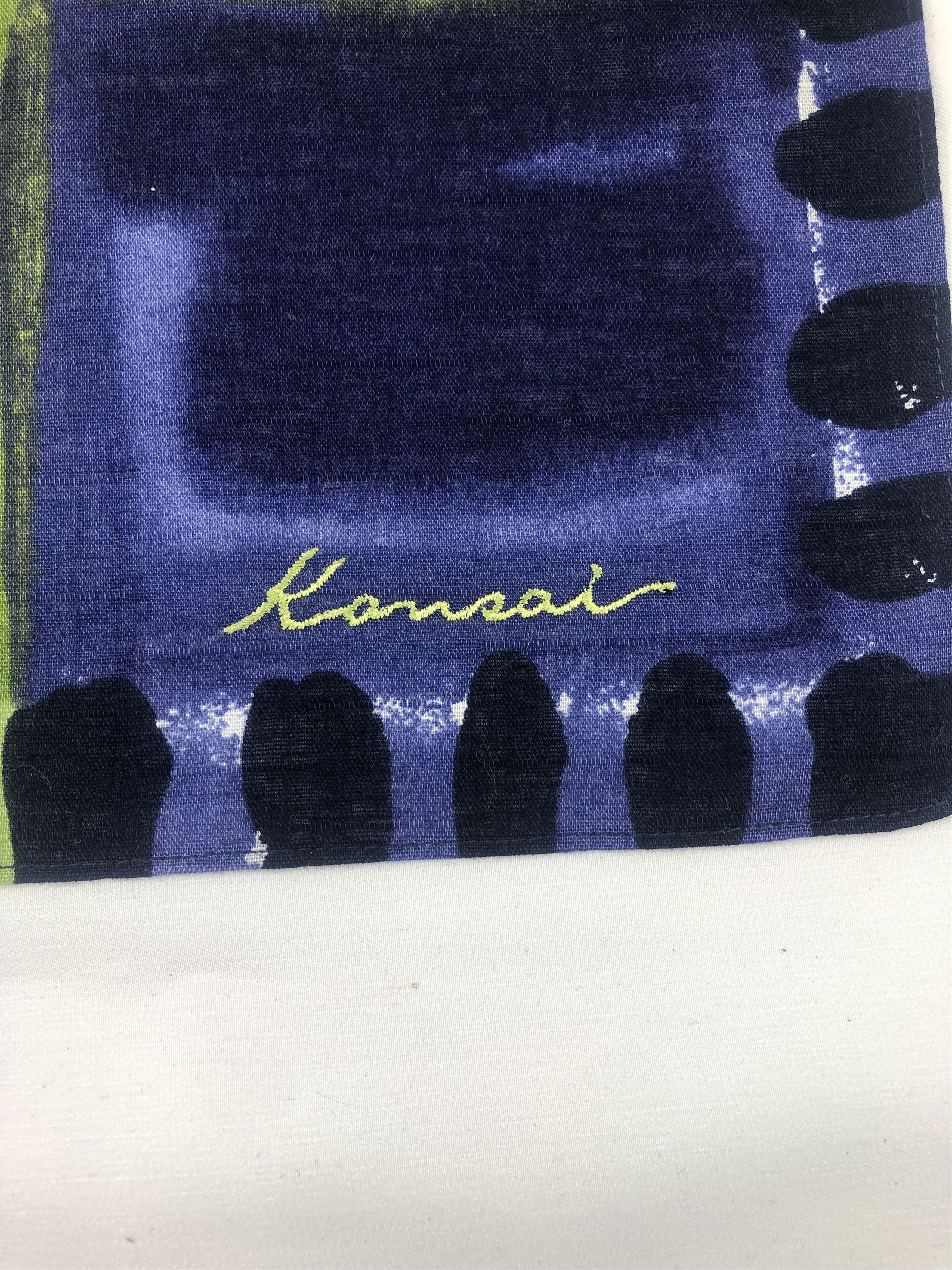 Japanese Brand × Kansai Yamamoto × Vintage Kansai Yamamoto Handkerchief / Bandana / Neckerchief Size ONE SIZE - 5 Thumbnail