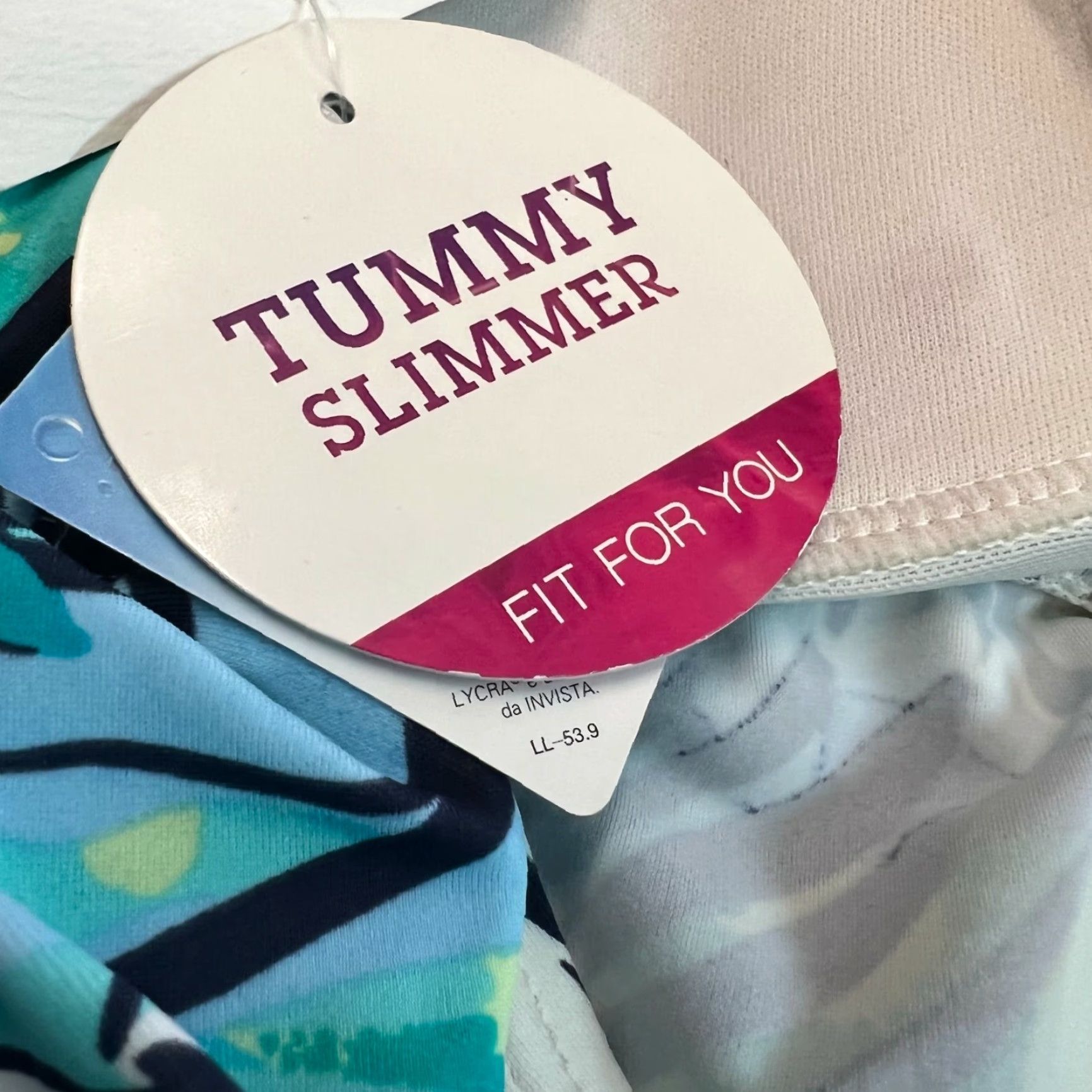 Croft & Barrow Croft & Barrow Womens Animal Print Tummy Slimmer Halter Blue Tankini Top Size 6 Size M / US 6-8 / IT 42-44 - 6 Thumbnail