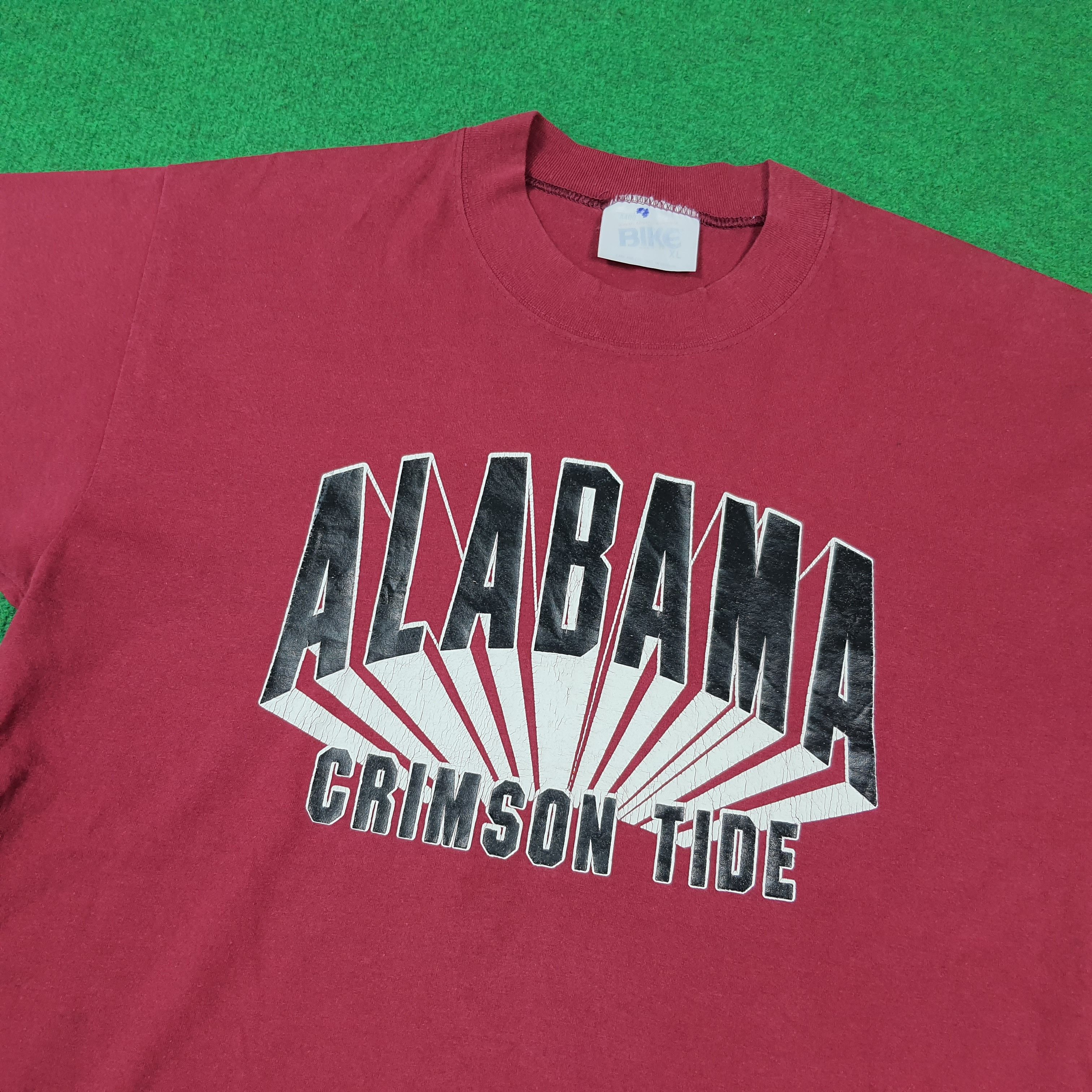 Vintage Vtg 90s Alabama Crimson Tide Tshirt Single Stitch C285N45 Size US L / EU 52-54 / 3 - 2 Thumbnail