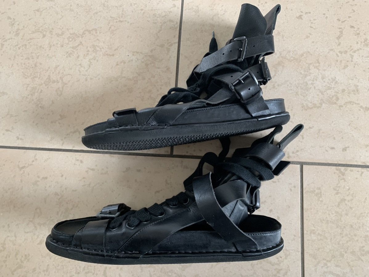 Ann Demeulemeester Ann Demeulemeester leather gladiator sandals Size US 11 / EU 44 - 2 Thumbnail