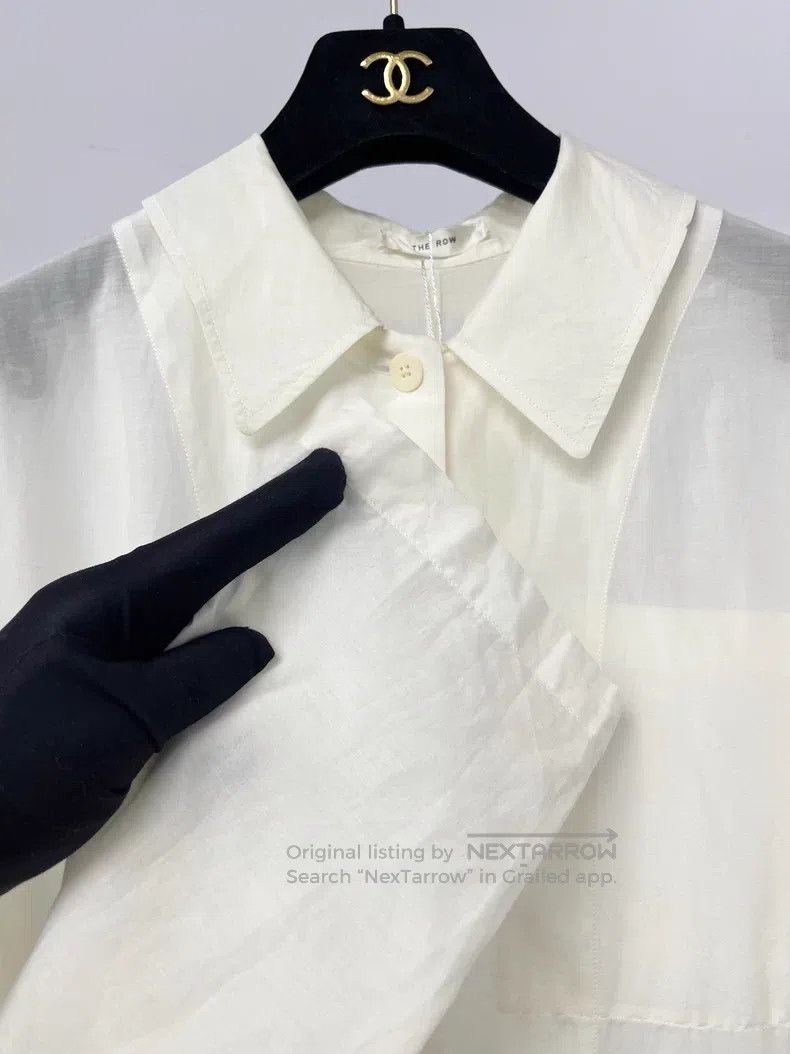 The Row The Row White Long Sleeve Shirt Size US XS / EU 42 / 0 - 4 Thumbnail