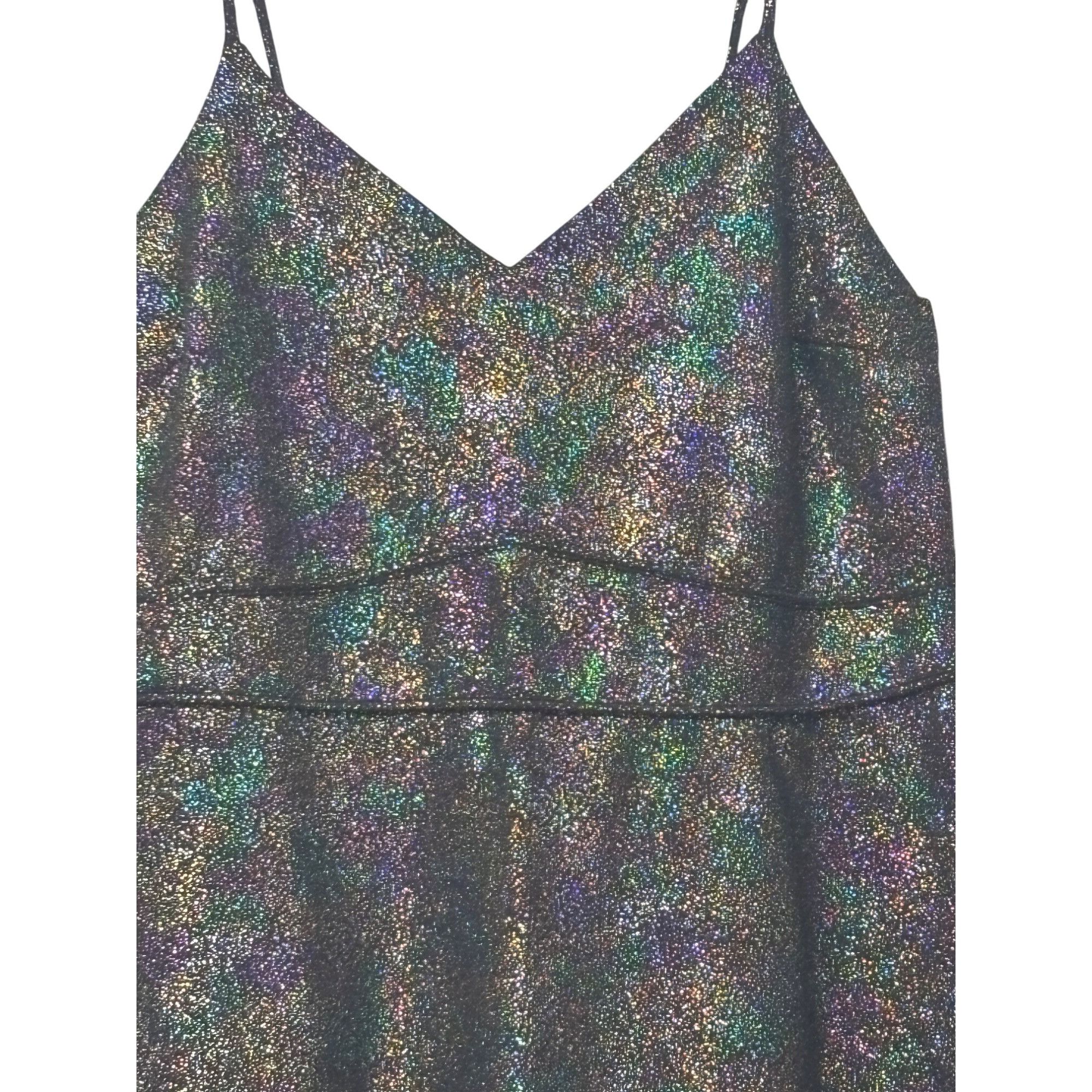 Other Monteau Trendy Plus Size Multicolor-Foil Skater Dress, Sz. 2 Size ONE SIZE - 10 Thumbnail