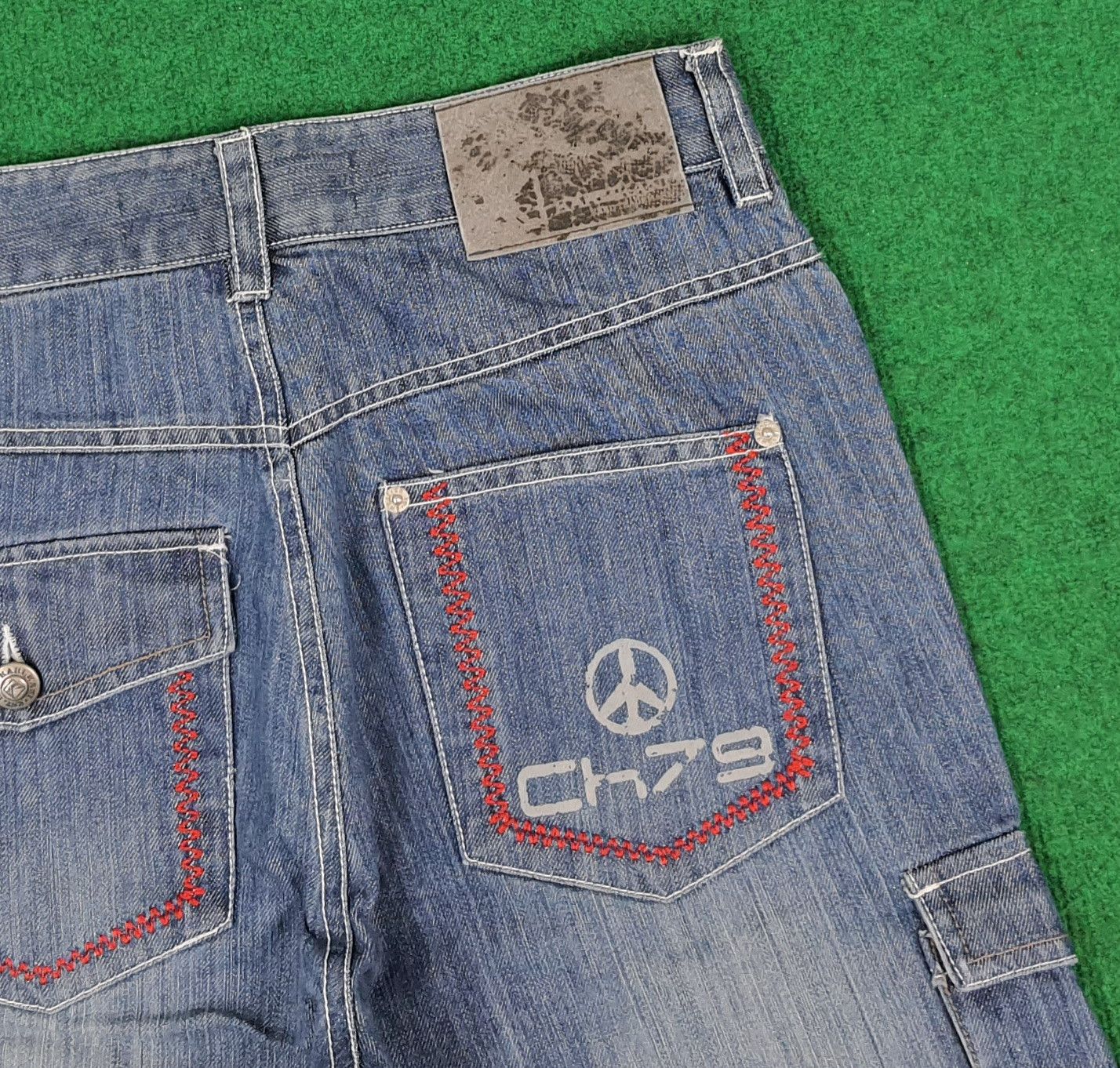 Karl Kani × Vintage Vintage Karl Kani CH79 Cargo Style Hip Hop Jeans Size US 28 / EU 44 - 5 Thumbnail