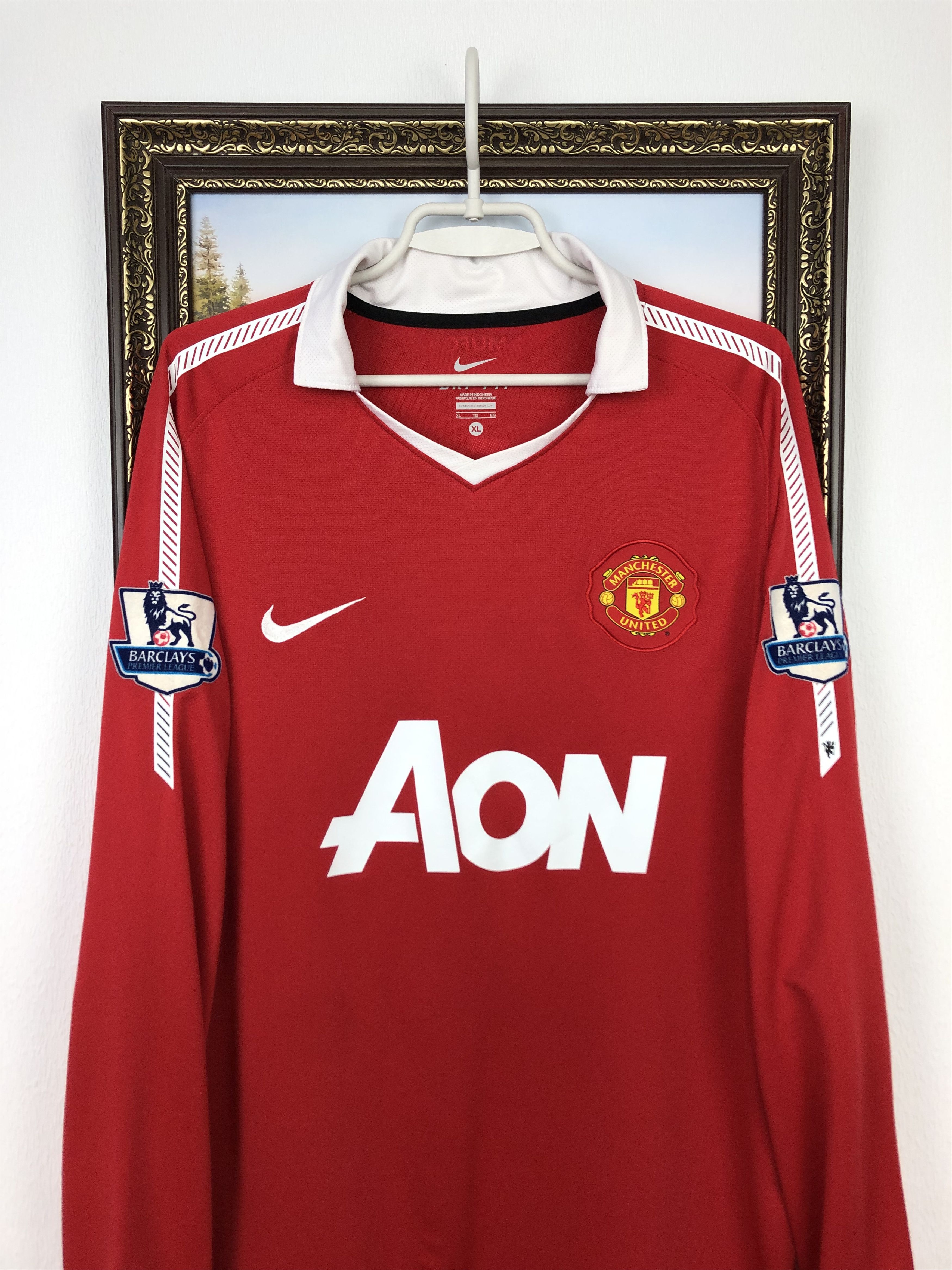 Nike Manchester United Home football 2010 Jersey #21 Rafael Size US XL / EU 56 / 4 - 4 Thumbnail