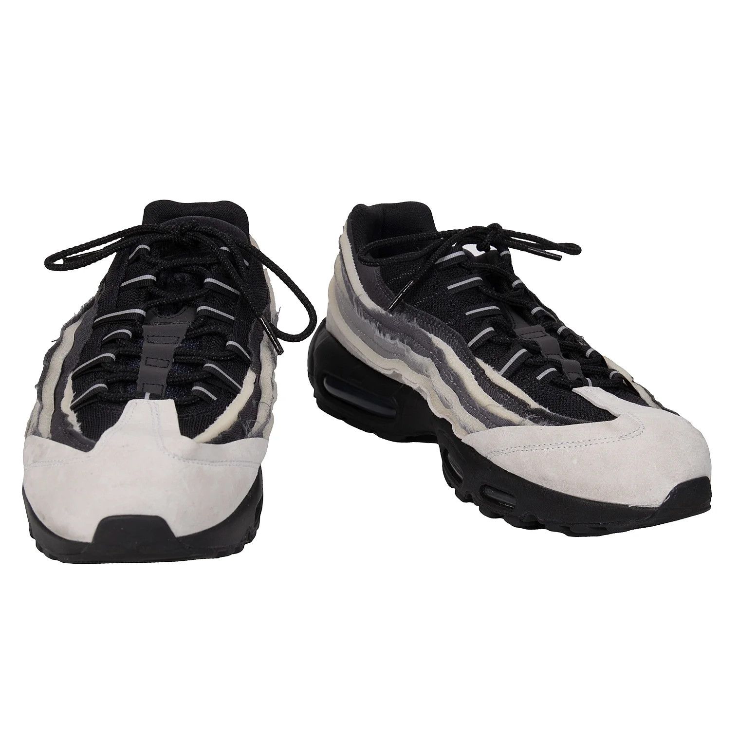 Comme des Garcons Homme Plus Nike Air Max 95 Sneakers in Gray and Black Size 28 Size US 12 / EU 45 - 1 Thumbnail