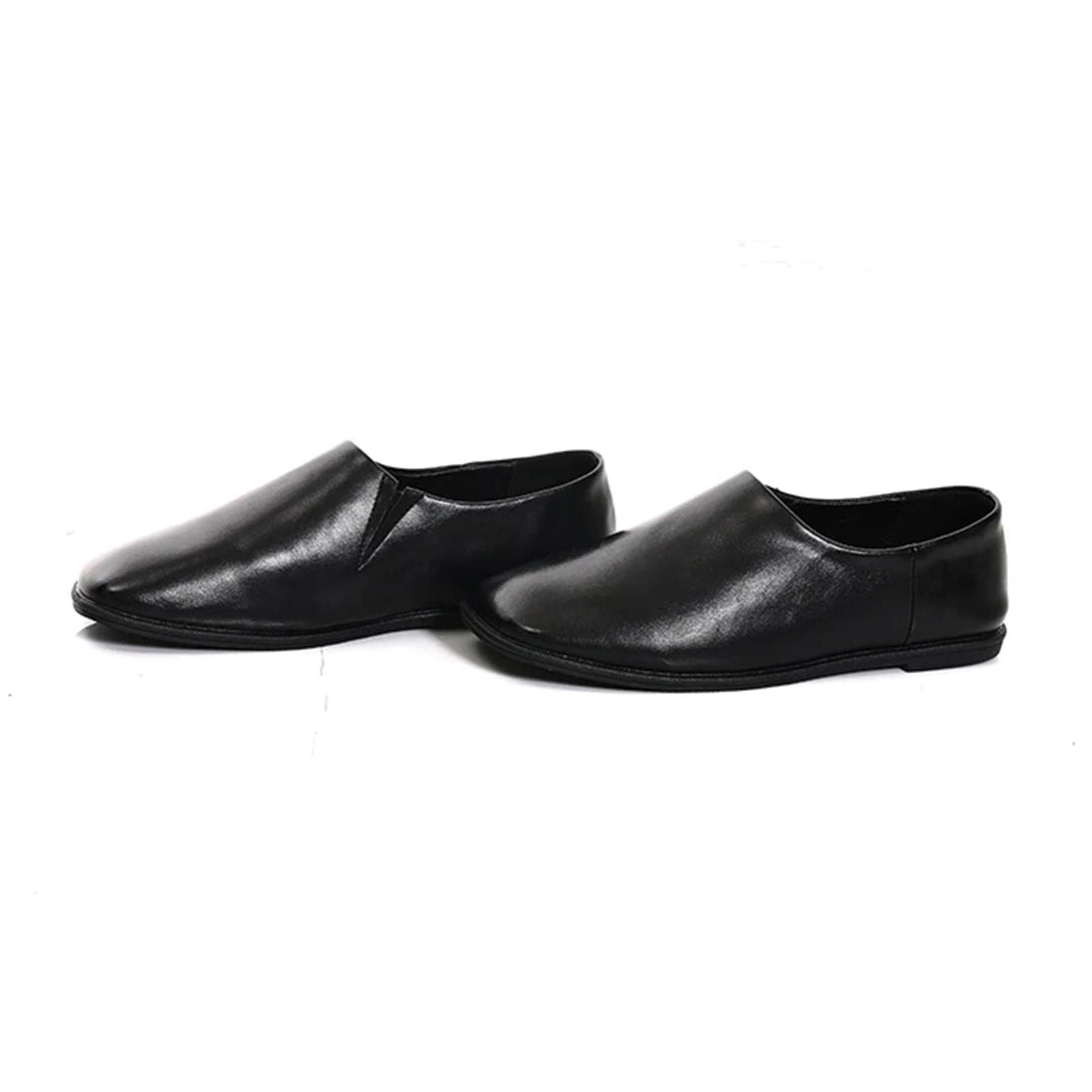 Leather Minimalist Round-Toe Slip-On Loafers Size US 10 / EU 43 - 3 Thumbnail