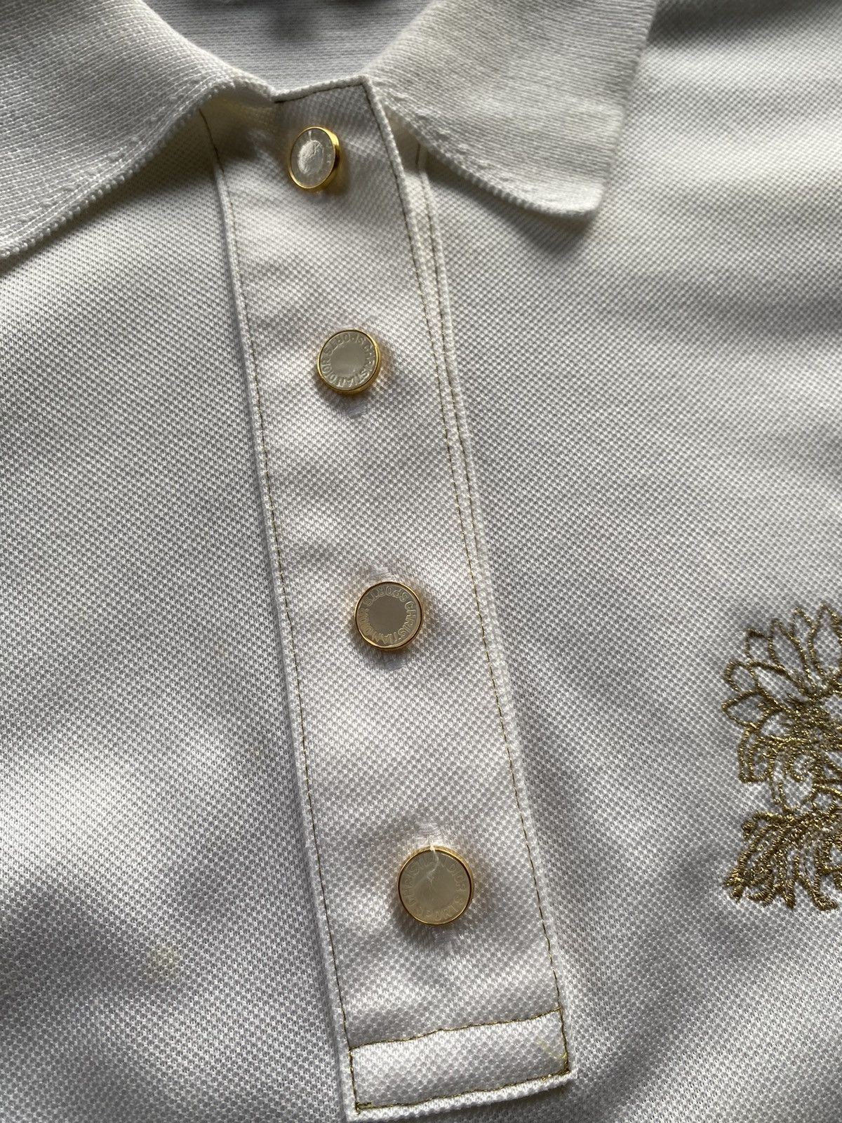 Christian Dior Monsieur Christian Dior Sport Gold Embroidery Polo Shirt Size L / US 10 / IT 46 - 4 Thumbnail