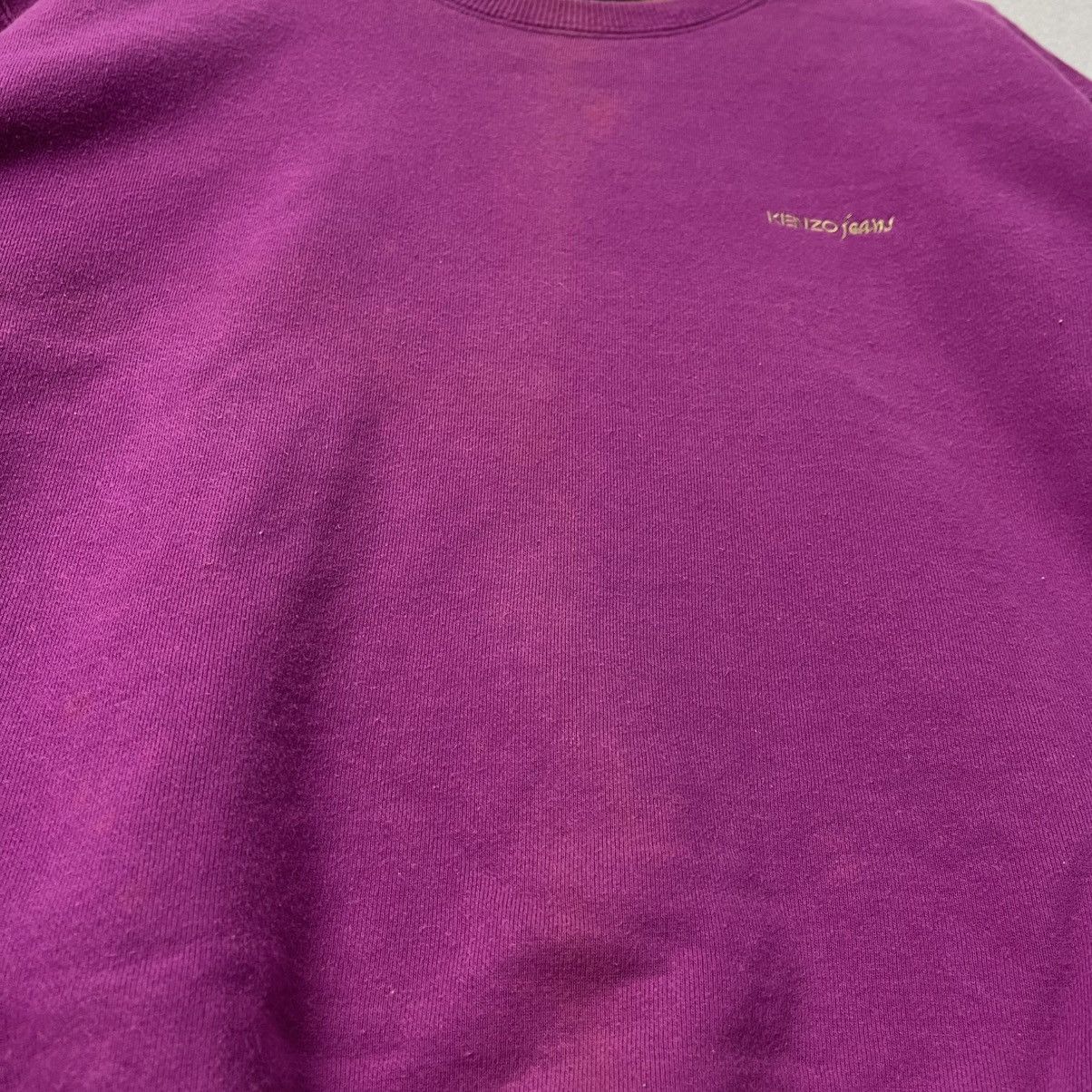 Kenzo Late 1990s Kenzo Jeans Logo Crewneck Sweatshirt(c.1997–1999) Size US M / EU 48-50 / 2 - 8 Thumbnail
