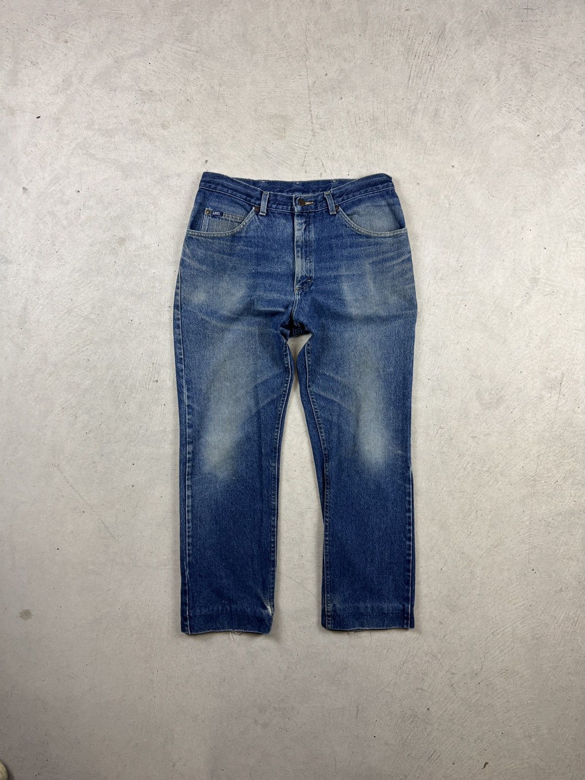Lee × Vintage Vintage Lee Faded Denim Jeans Size US 36 / EU 52 - 1 Thumbnail