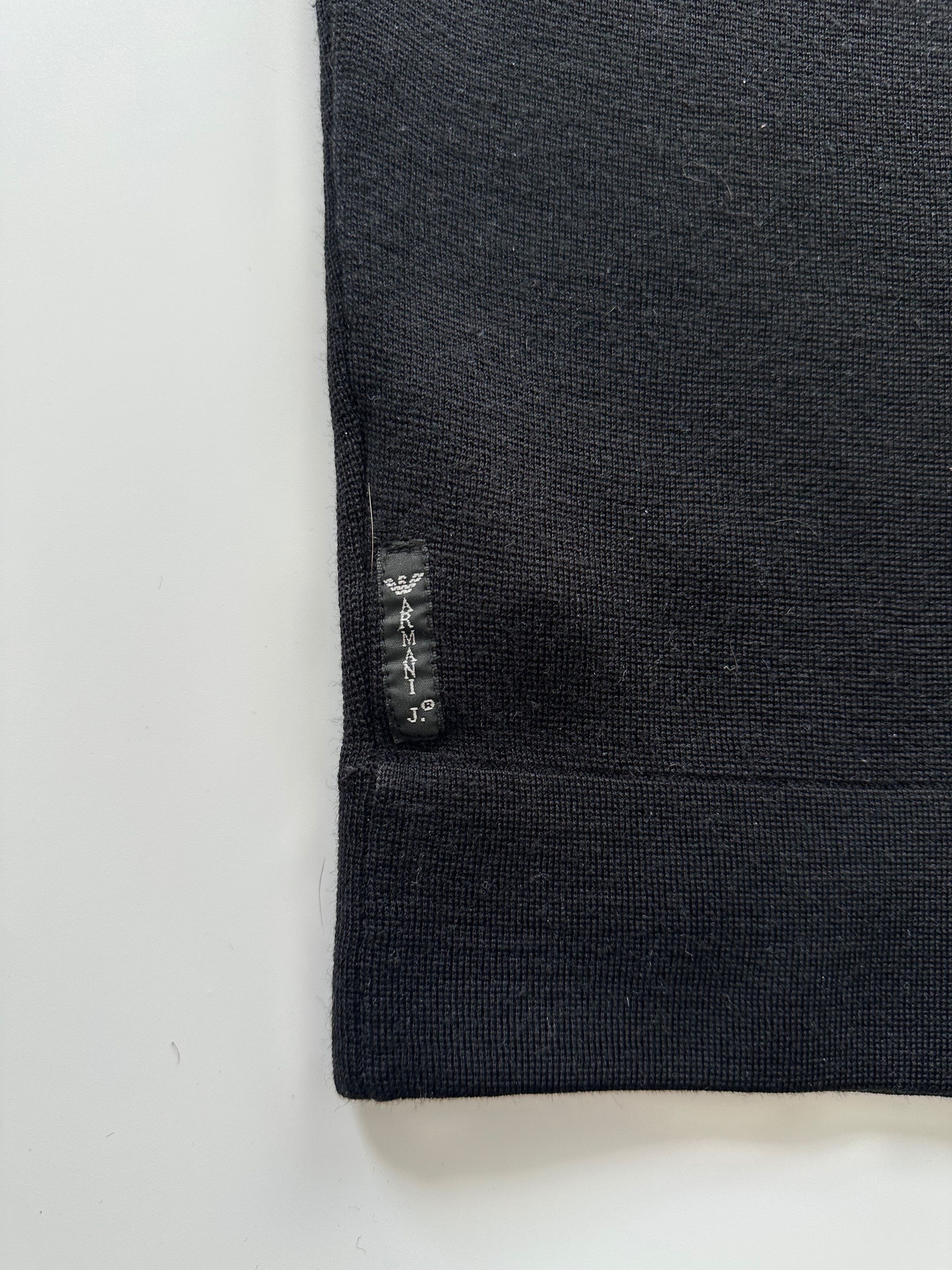 Armani Armani Jeans Wool Blend Hoodie Size M-L Sweater Size US L / EU 52-54 / 3 - 10 Thumbnail