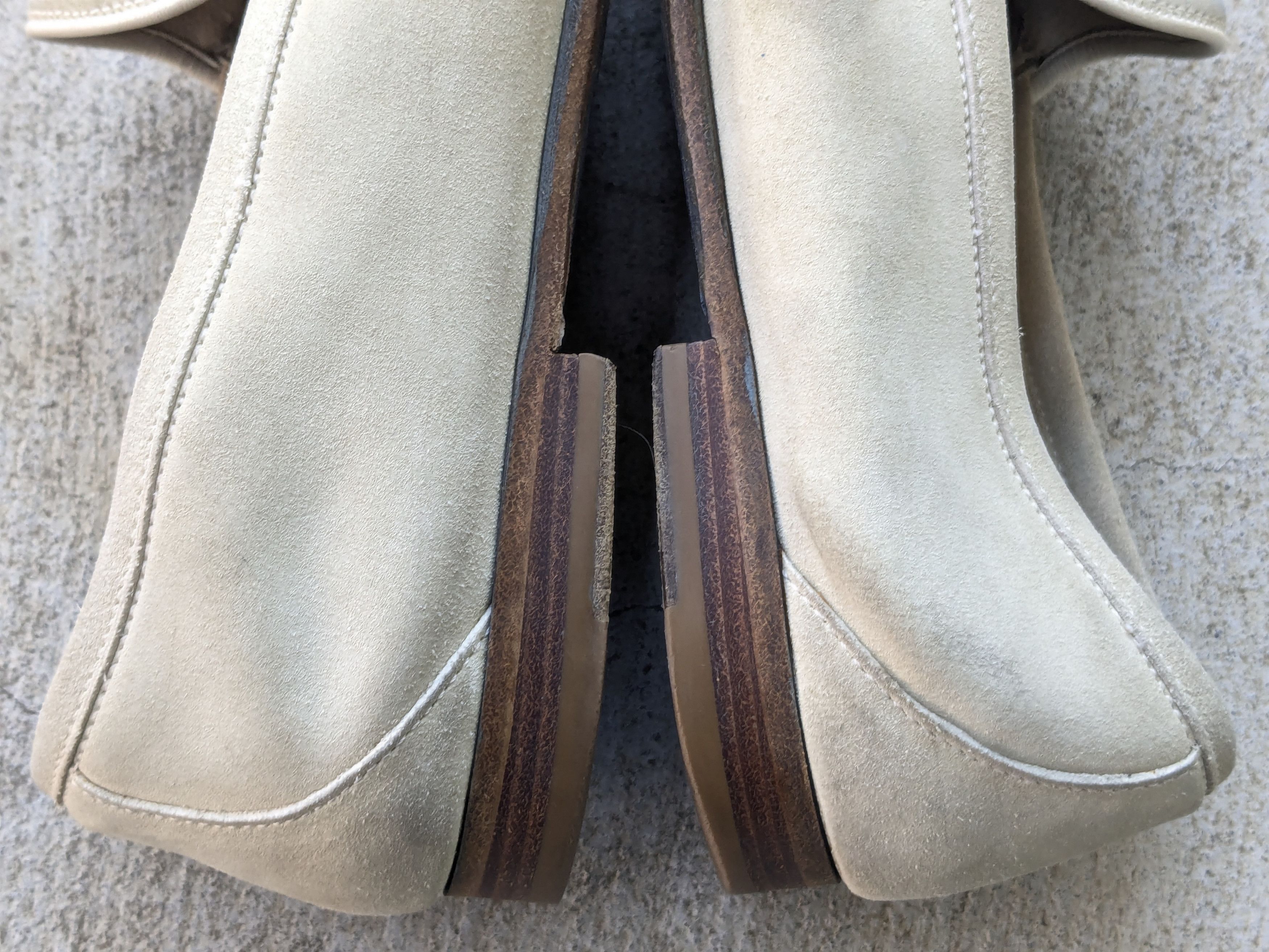 Gucci Gucci Horsebit Loafers Beige Suede 9 Italy Slip On Size US 9 / EU 42 - 7 Thumbnail