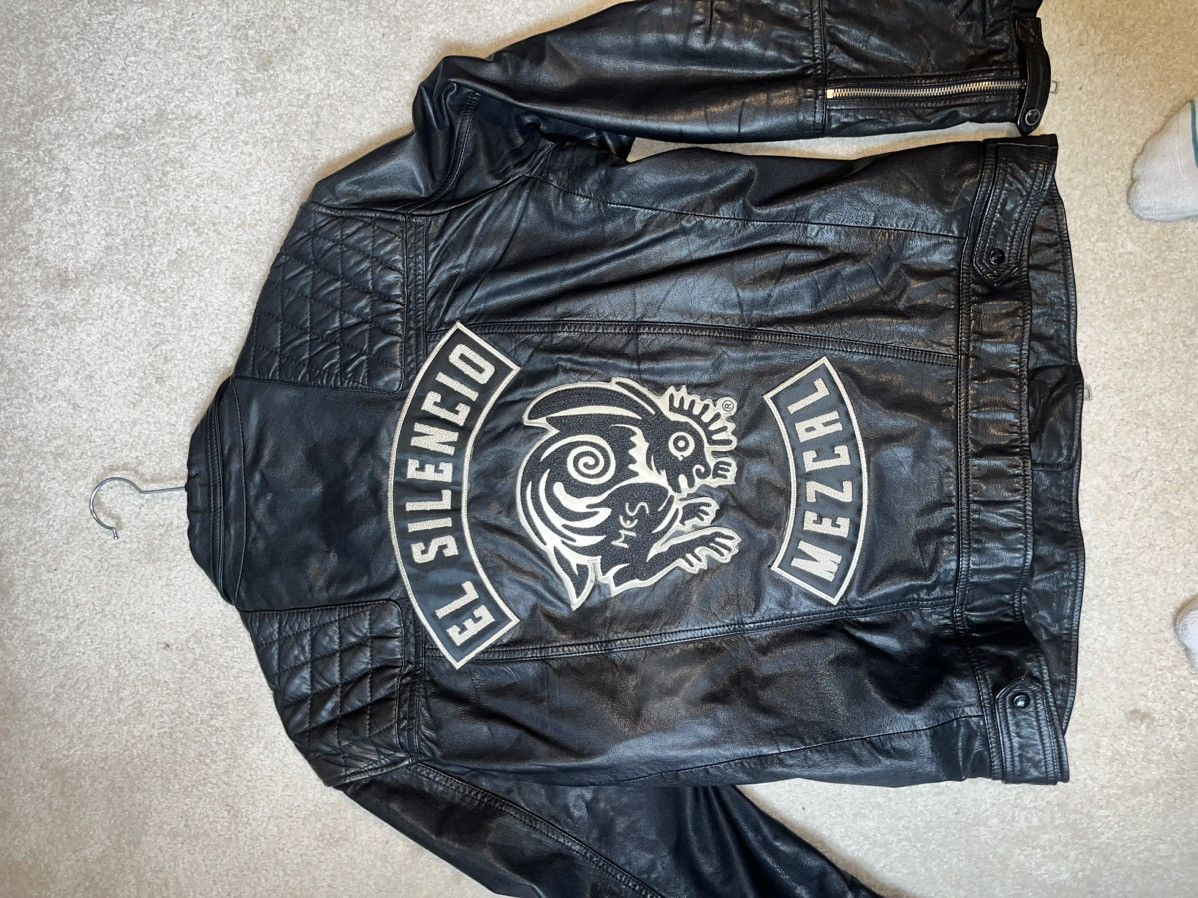 Allsaints Custom ALLSAINTS black leather moto jacket XL Size US XL / EU 56 / 4 - 1 Thumbnail