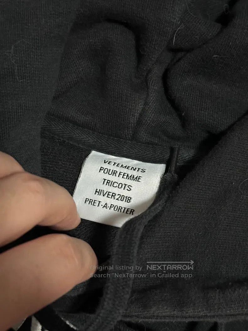 Vetements Vetements Fake two-piece hooded sweatshirt Size US S / EU 44-46 / 1 - 2 Thumbnail