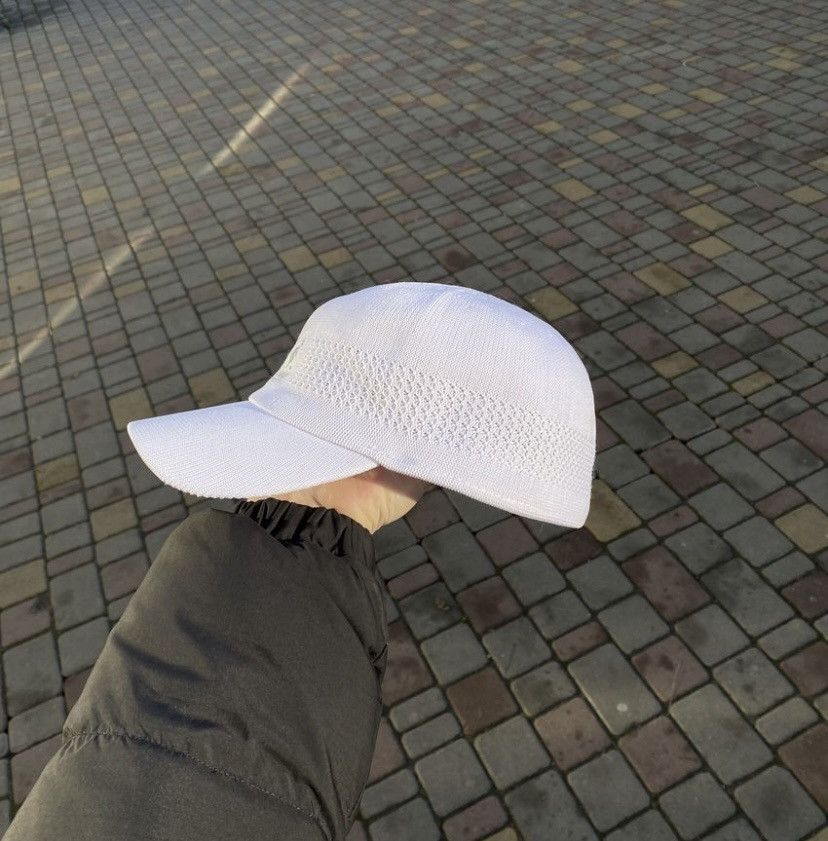 Kangol Kangol Vintage White Summer Tropic Ventair Baseball Spacecap Size ONE SIZE - 5 Thumbnail
