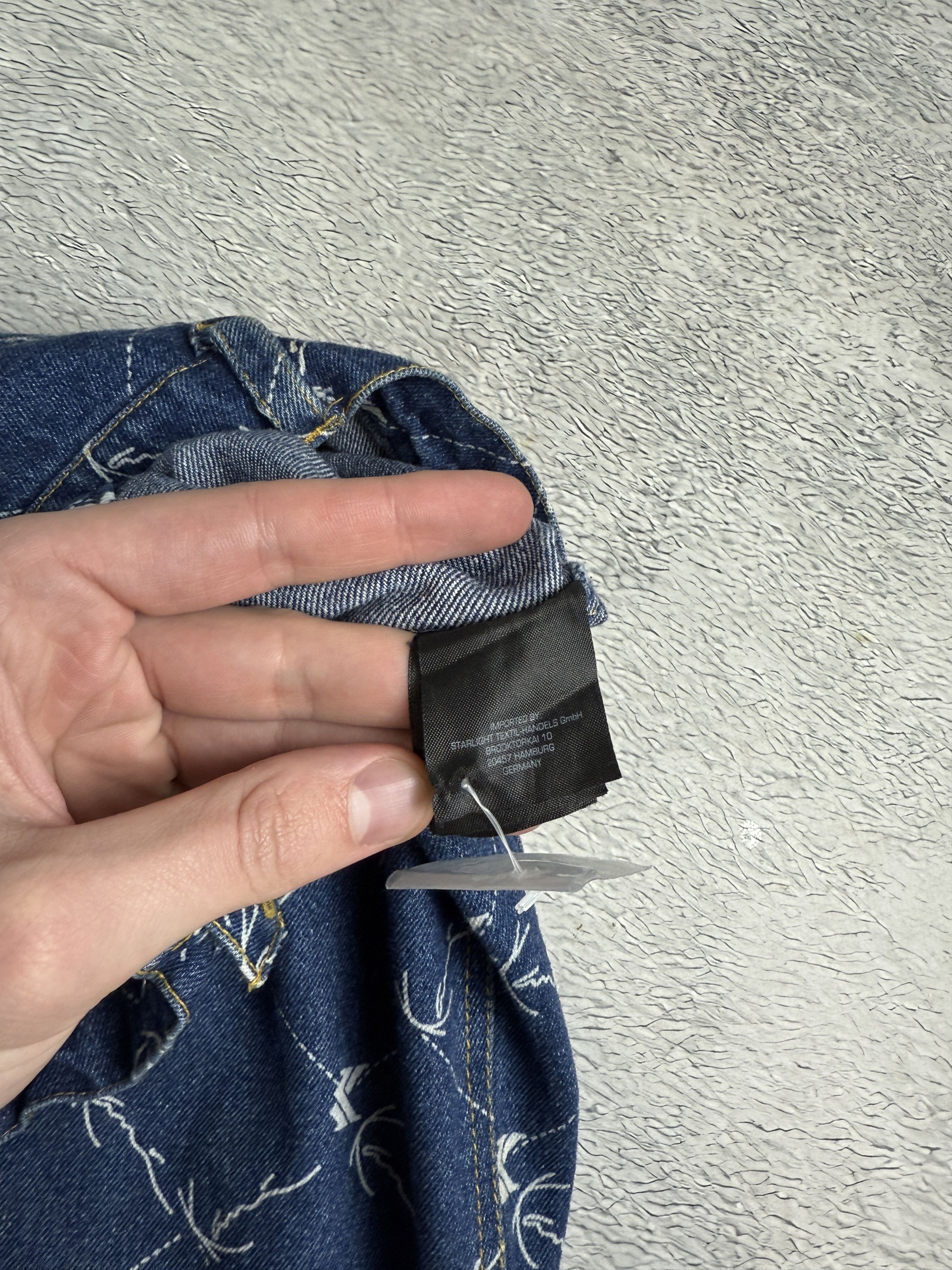 JNCO × Karl Kani Karl Kani Carpenter Monogram Jeans Workwear AOP Baggy Size US 32 / EU 48 - 14 Thumbnail