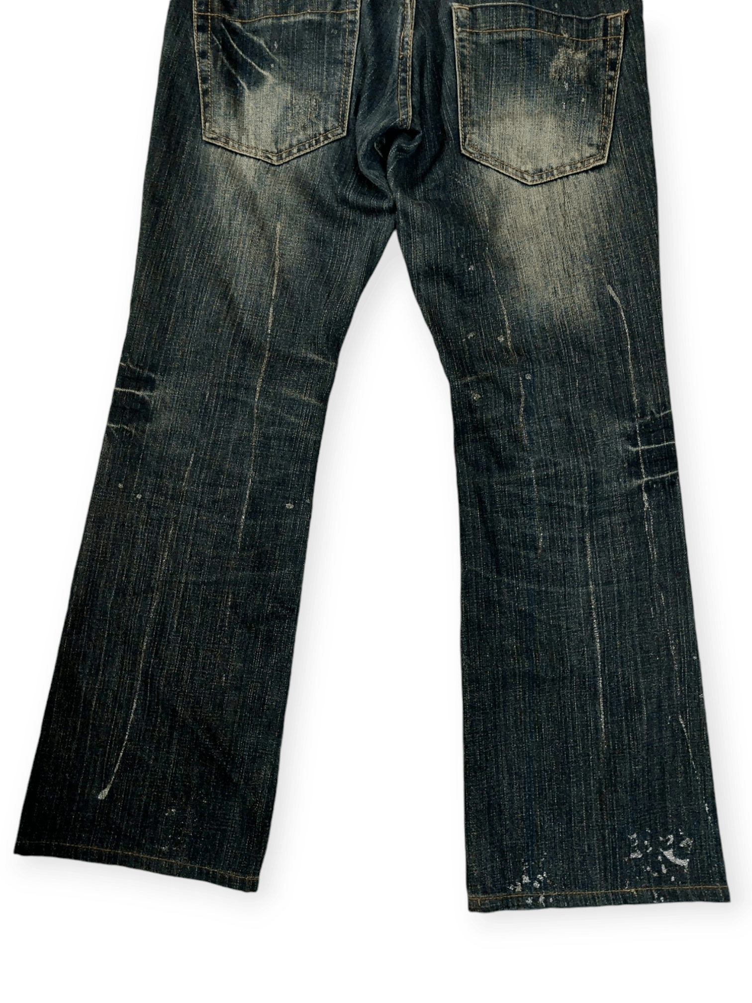 Designer 🔥 Flare Punk Root Three Style Denim Size US 30 / EU 46 - 9 Thumbnail