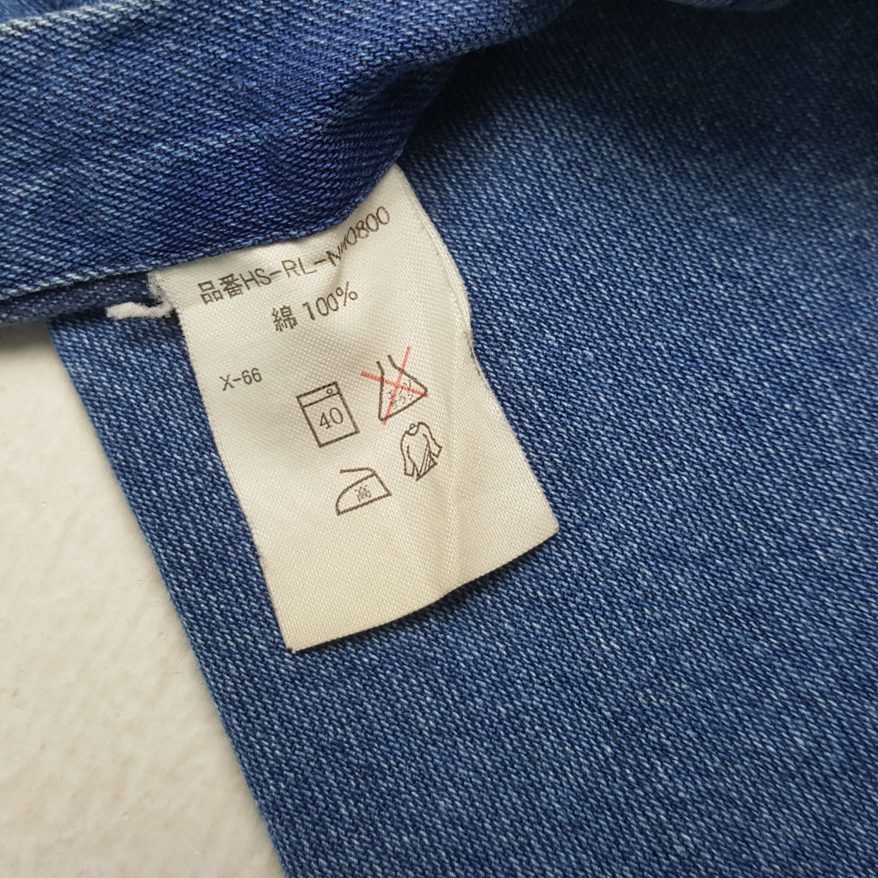 Polo Ralph Lauren × Vintage Vintage POLO by RALPH LAUREN Fashion Brand Denim Shirts Size US M / EU 48-50 / 2 - 5 Thumbnail