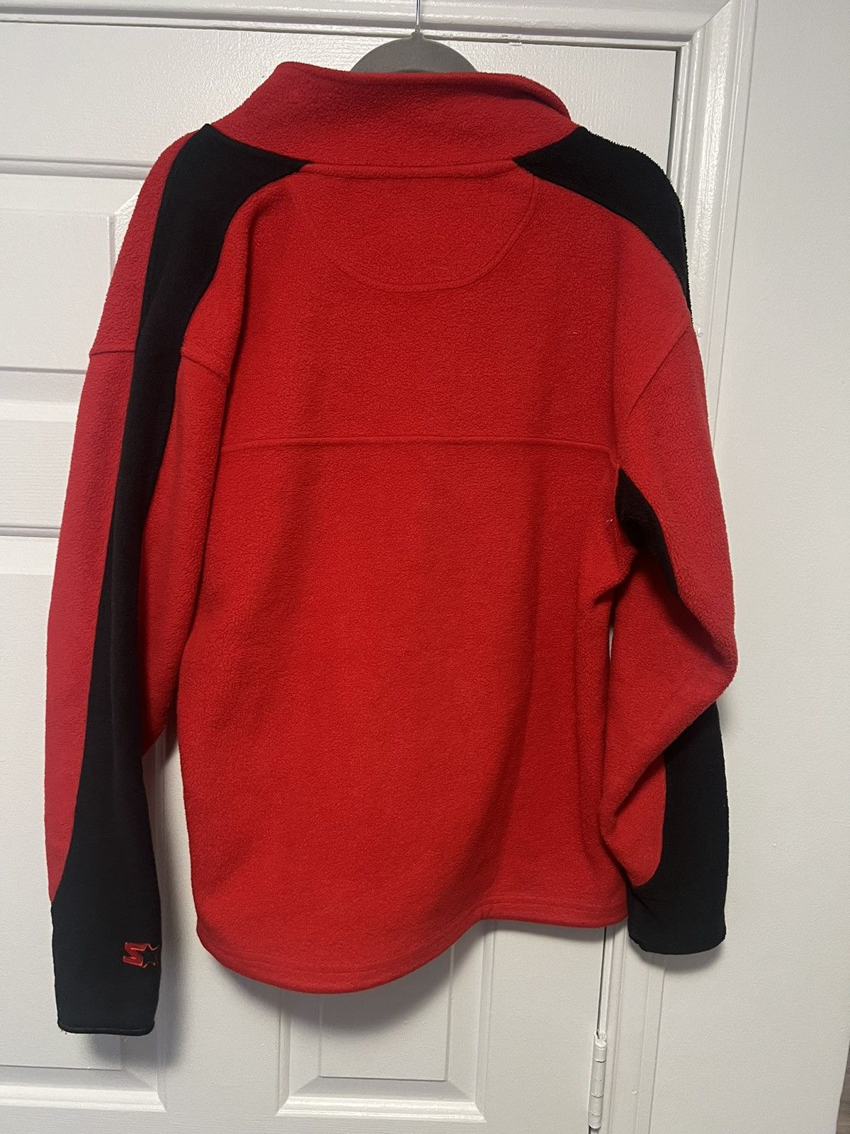 Starter Red and black University of Wisconsin starter fleece jacket Size US M / EU 48-50 / 2 - 3 Thumbnail