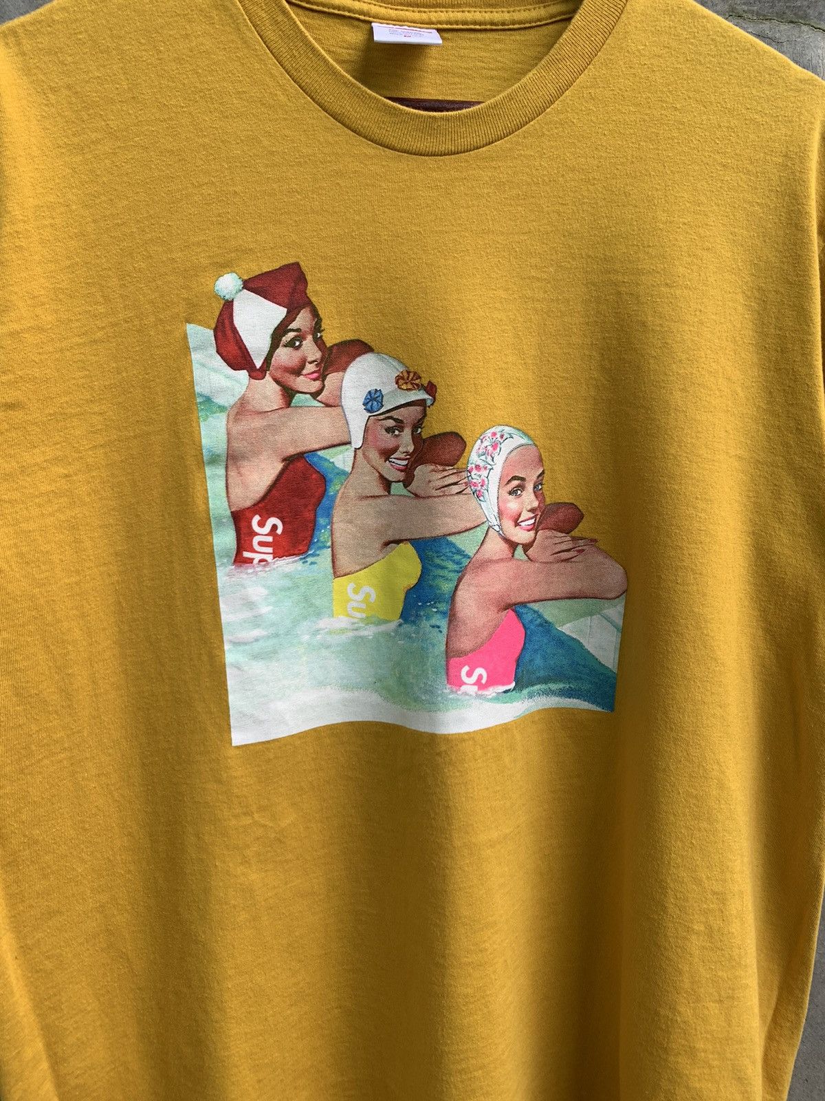 Supreme SS18 Swimmers Tee Size US M / EU 48-50 / 2 - 2 Thumbnail